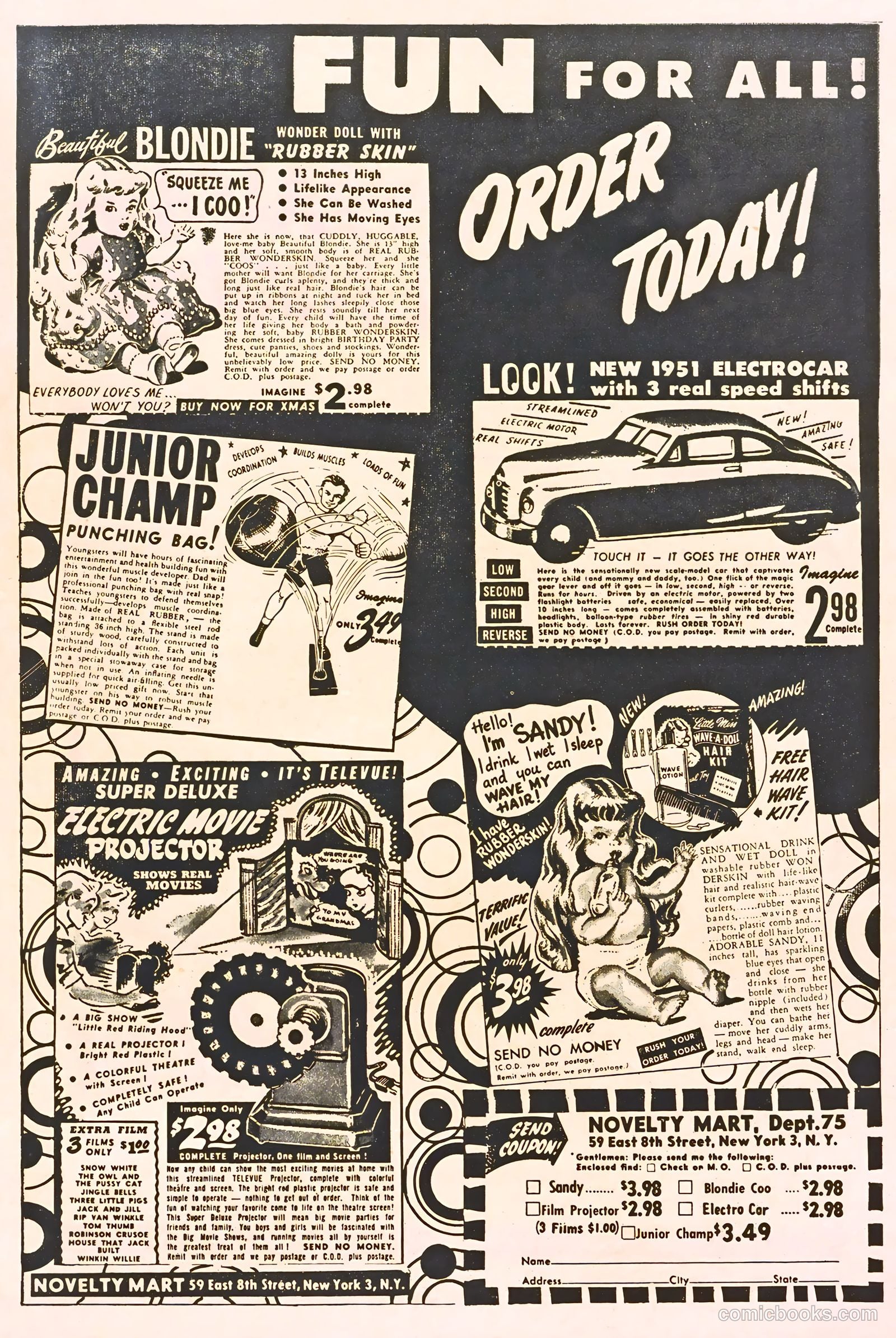 Television Comics #8 (1950) — page 35 of 36