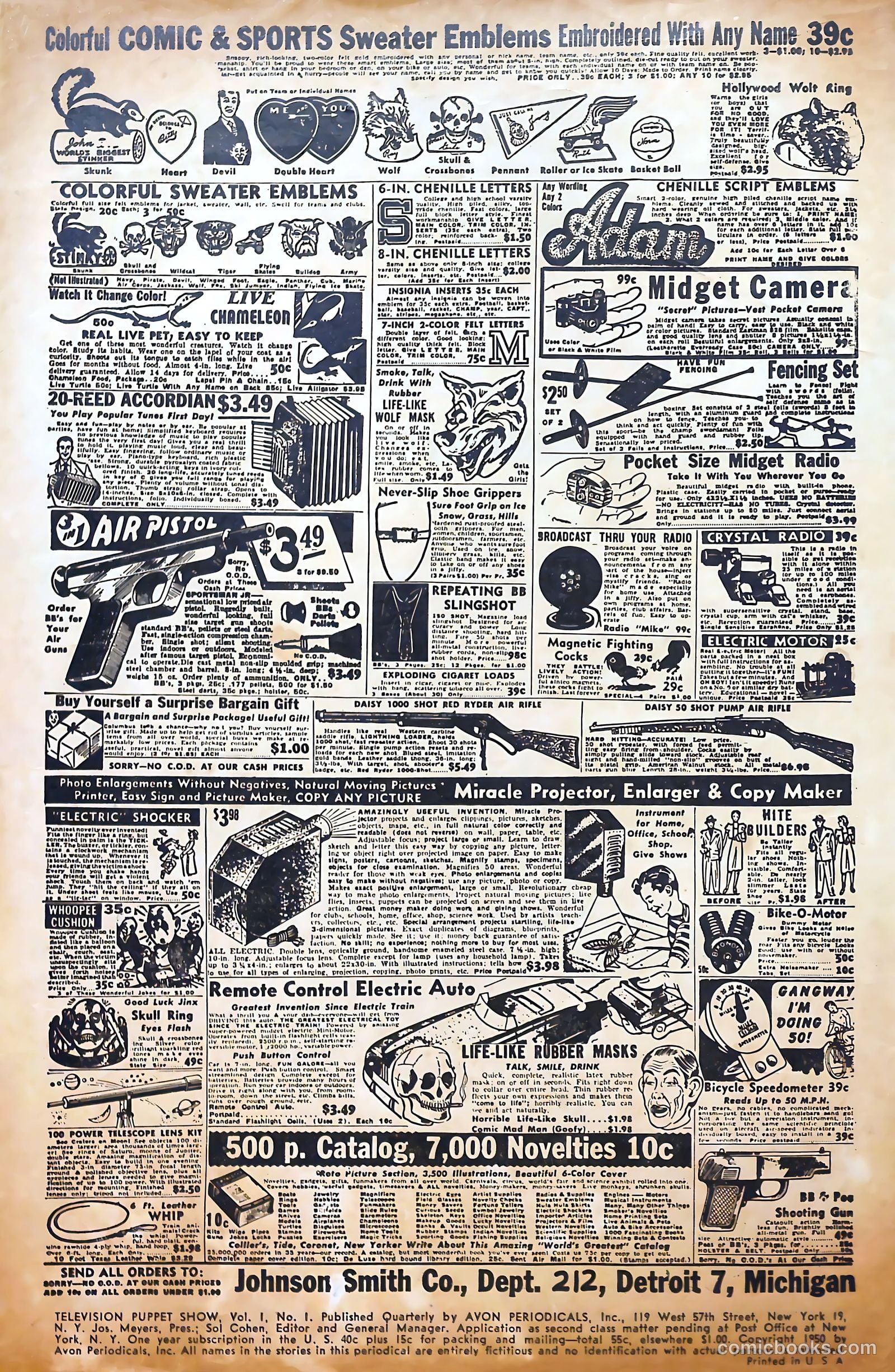 Television Puppet Show #1 (1950) — page 2 of 36