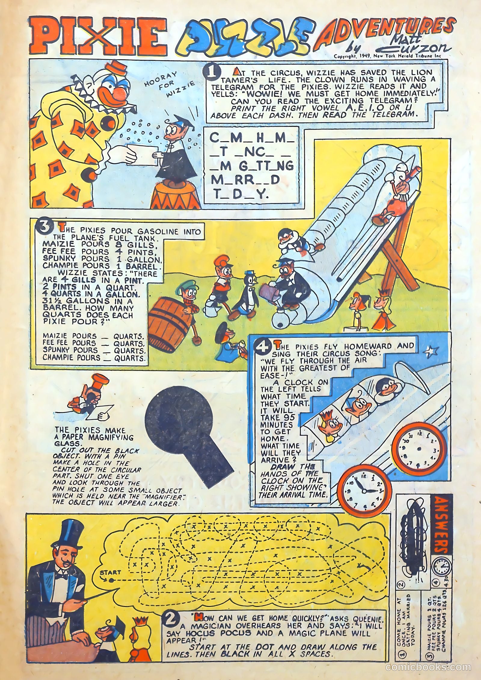 Television Puppet Show #1 (1950) — page 19 of 36