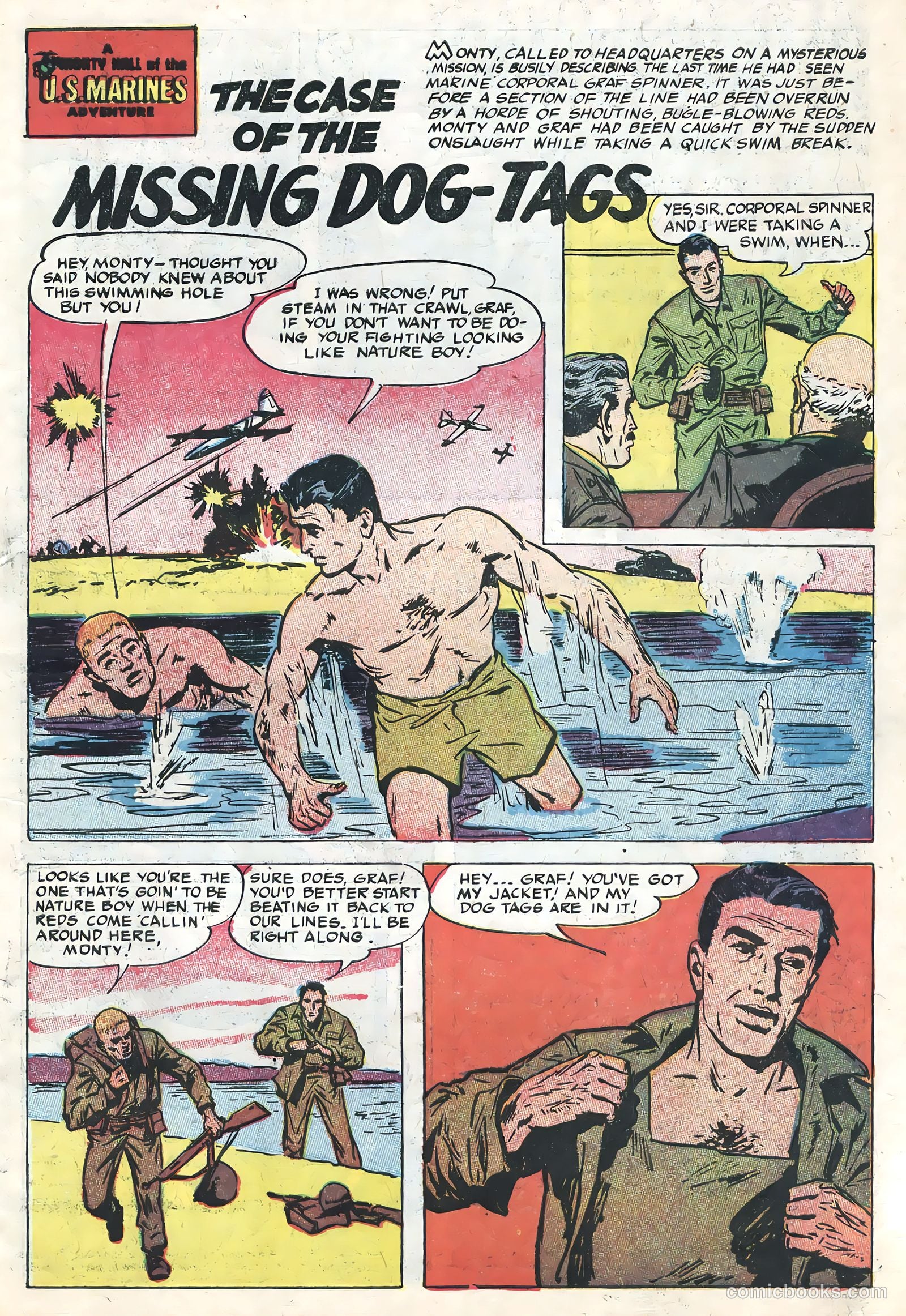 Tell It to the Marines #1 (1958) — page 3 of 36