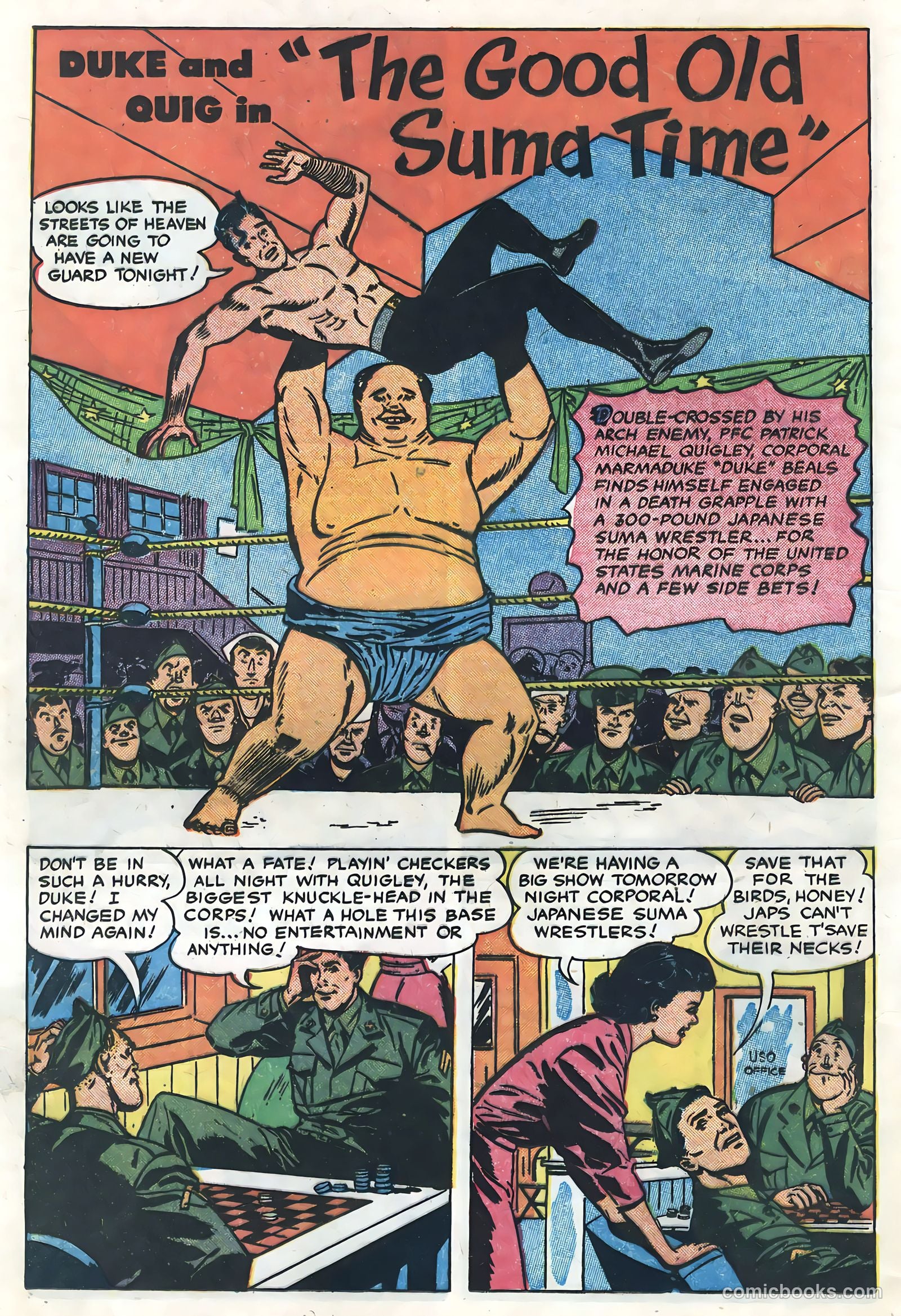Tell It to the Marines #1 (1958) — page 12 of 36