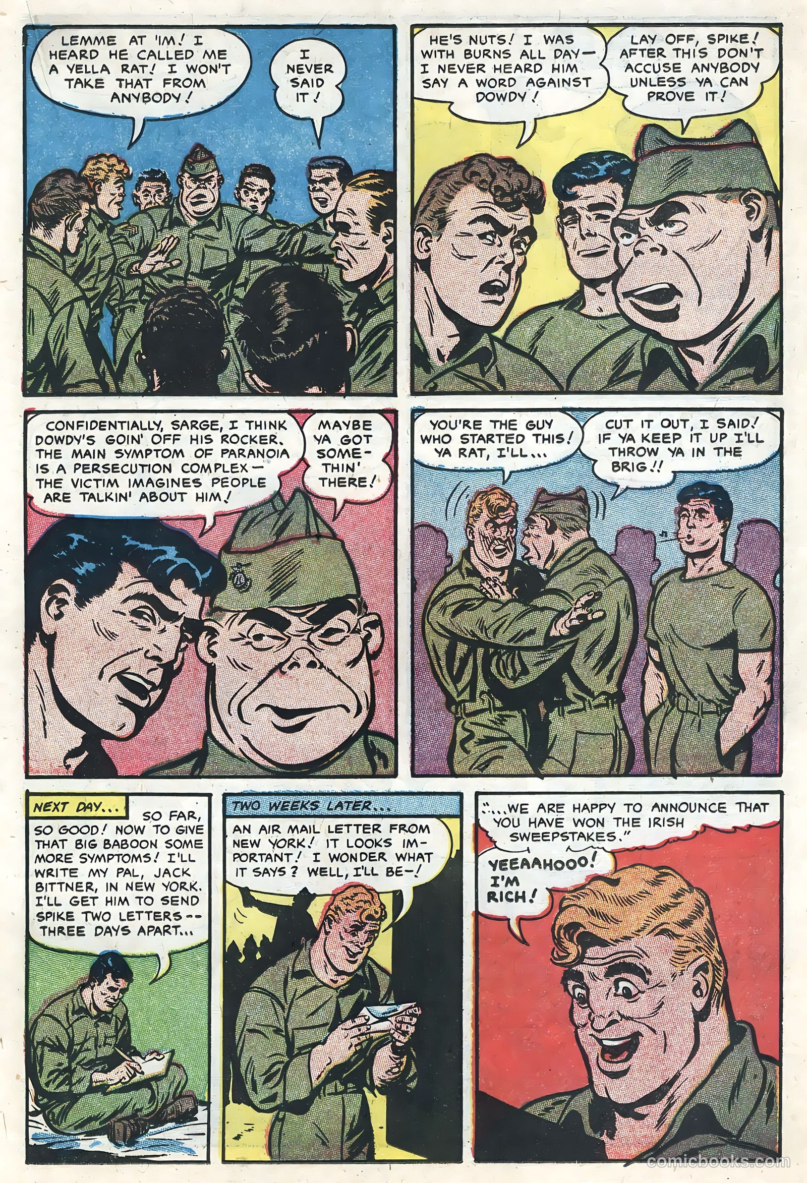 Tell It to the Marines #1 (1958) — page 23 of 36