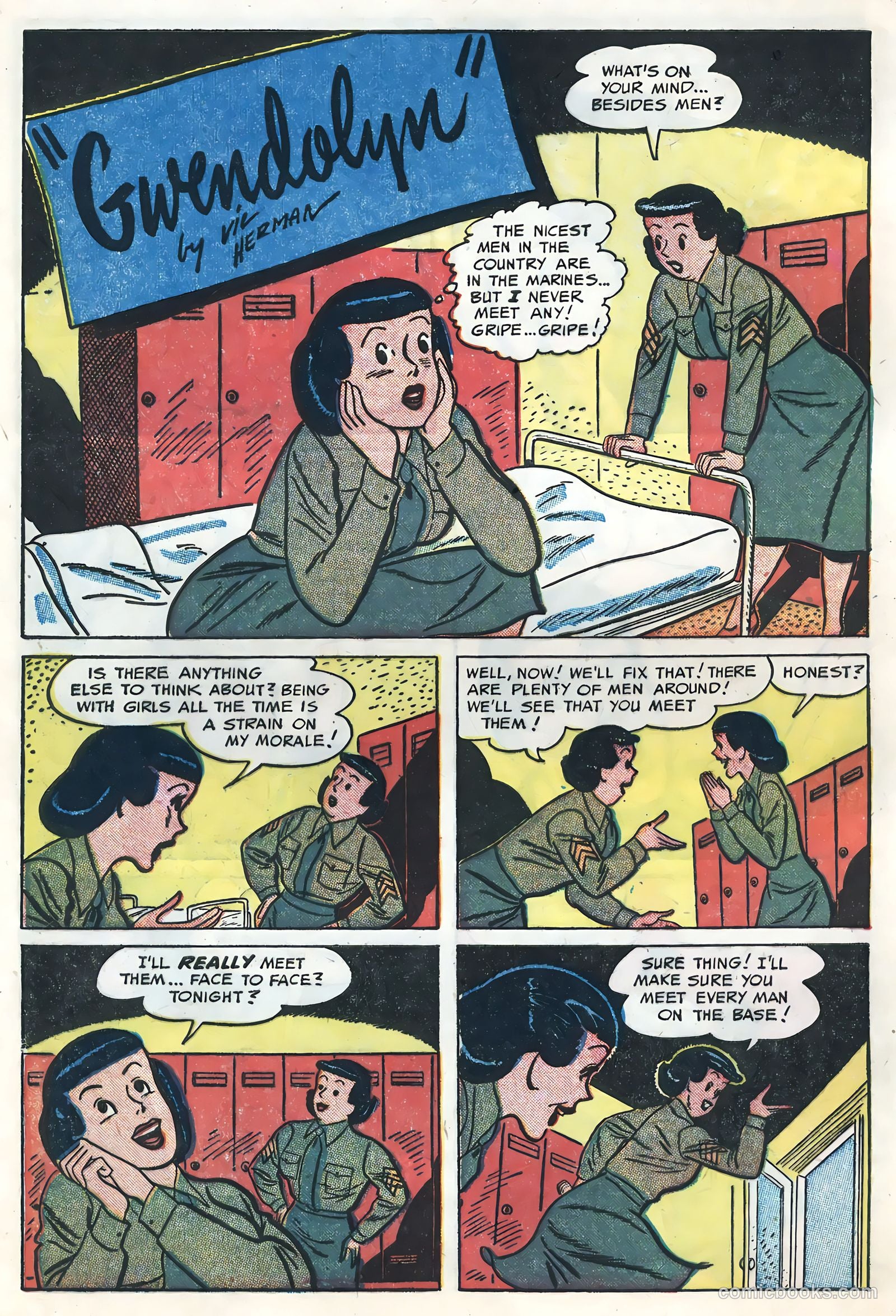 Tell It to the Marines #1 (1958) — page 28 of 36