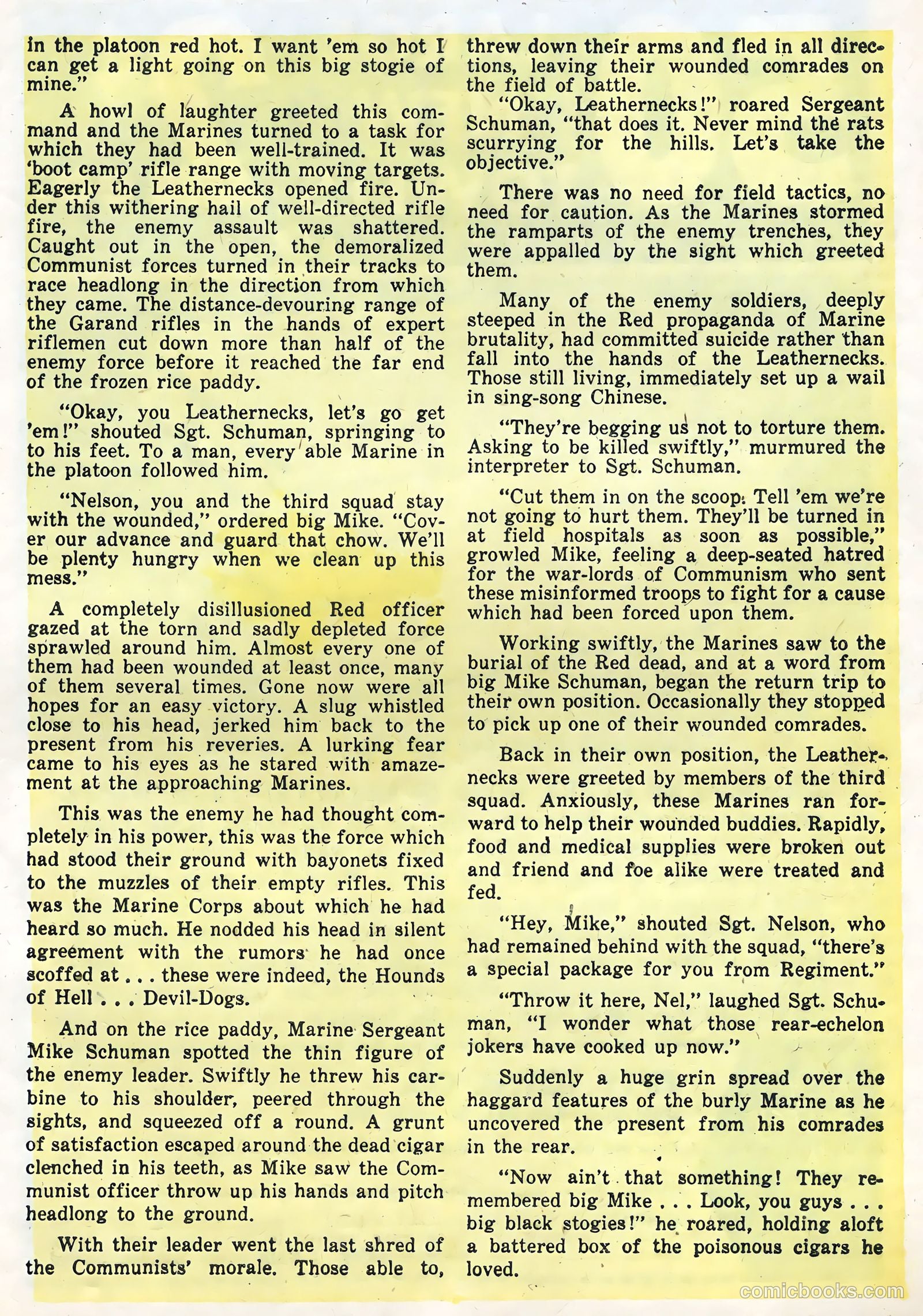 Tell It to the Marines #1 (1958) — page 33 of 36