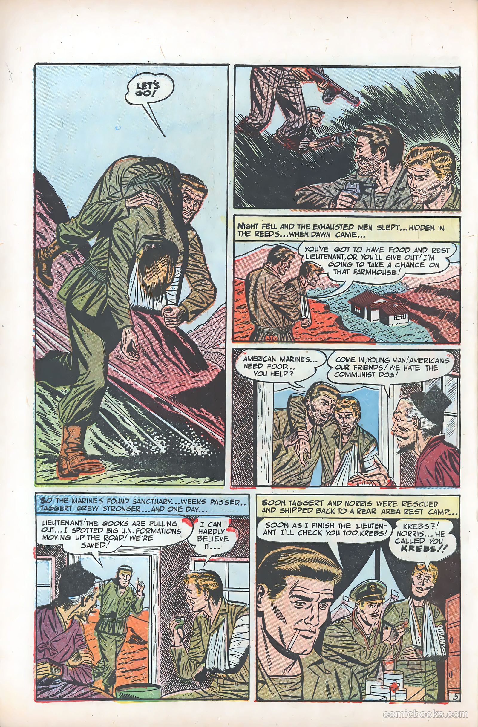 Tell It to the Marines #10 (1954) — page 8 of 36