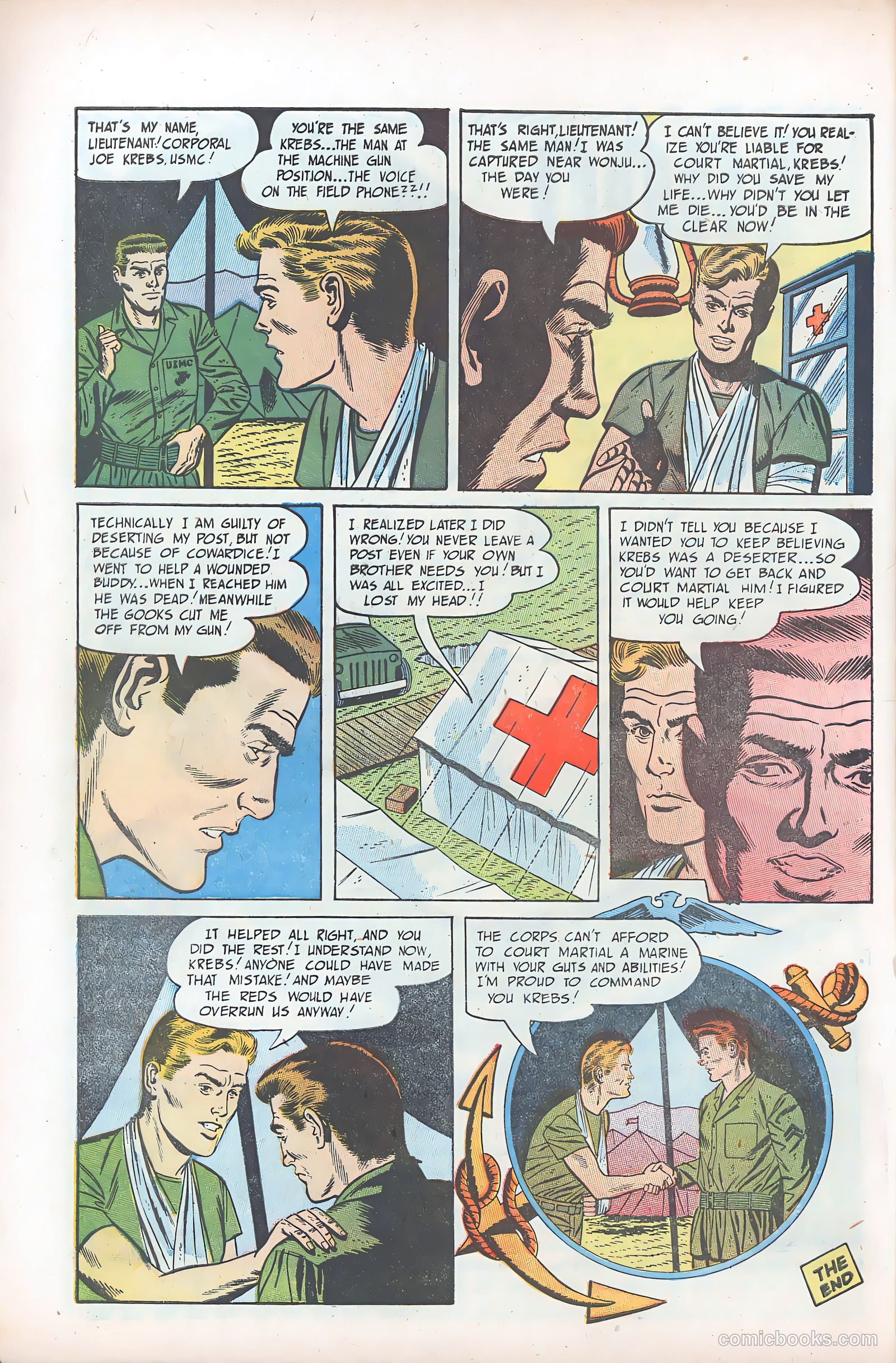 Tell It to the Marines #10 (1954) — page 10 of 36