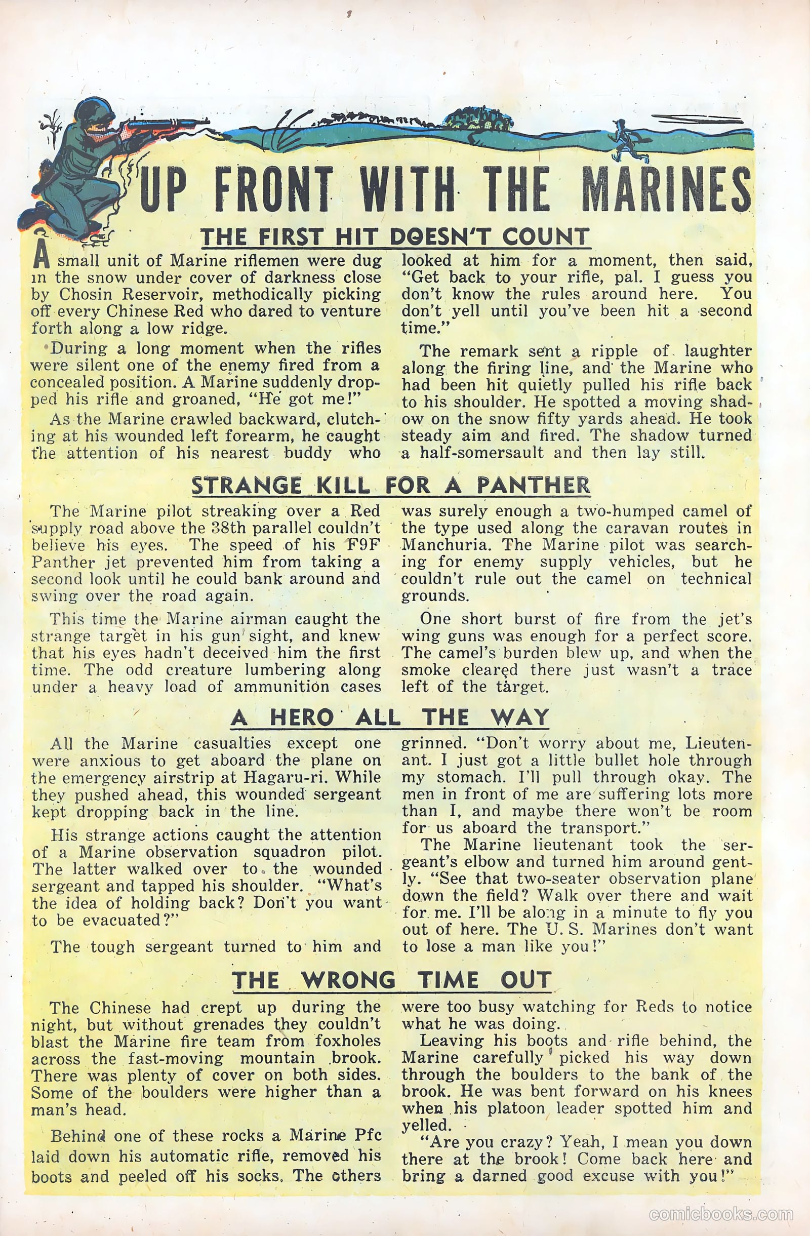 Tell It to the Marines #10 (1954) — page 32 of 36