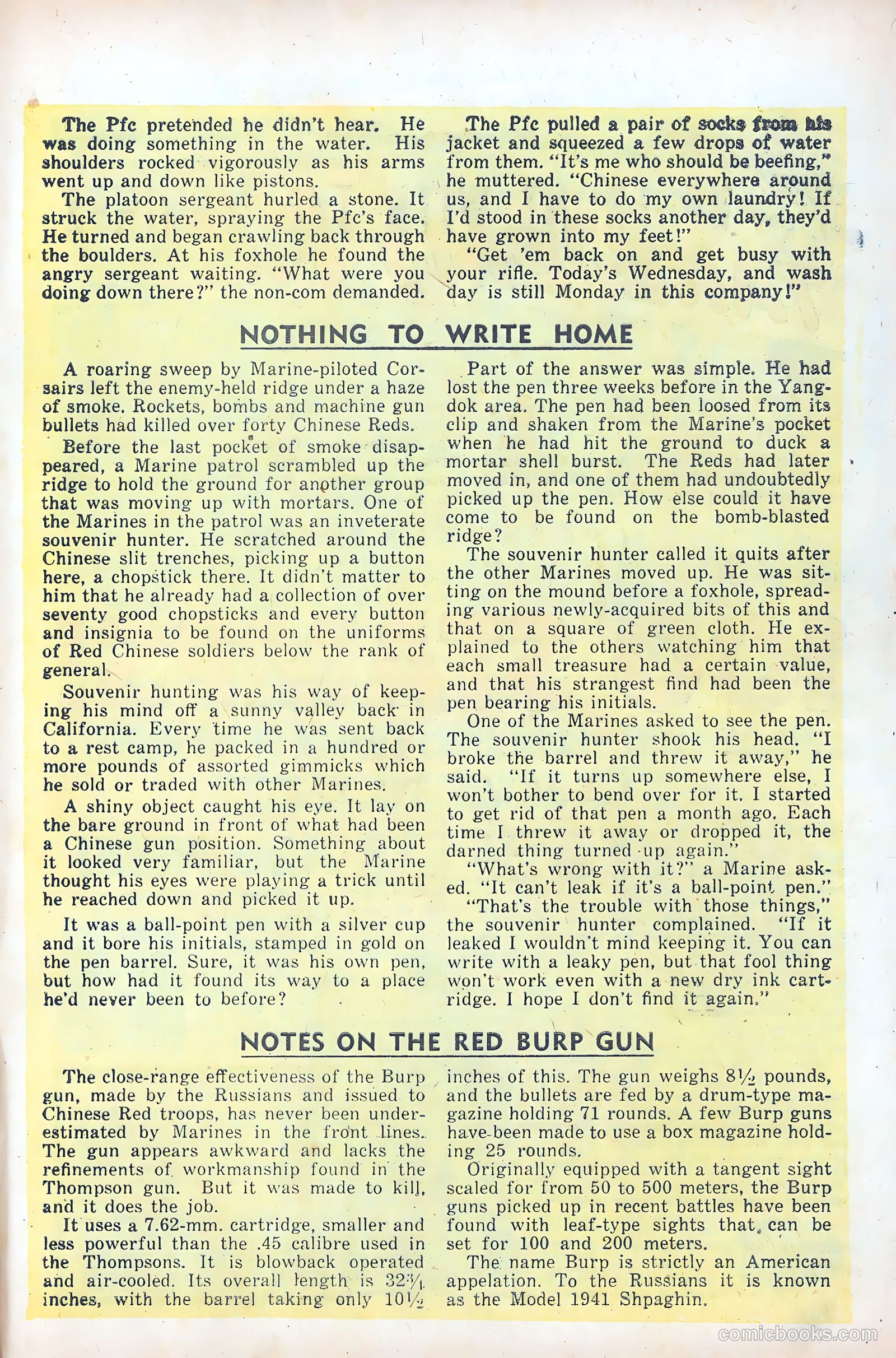 Tell It to the Marines #10 (1954) — page 33 of 36