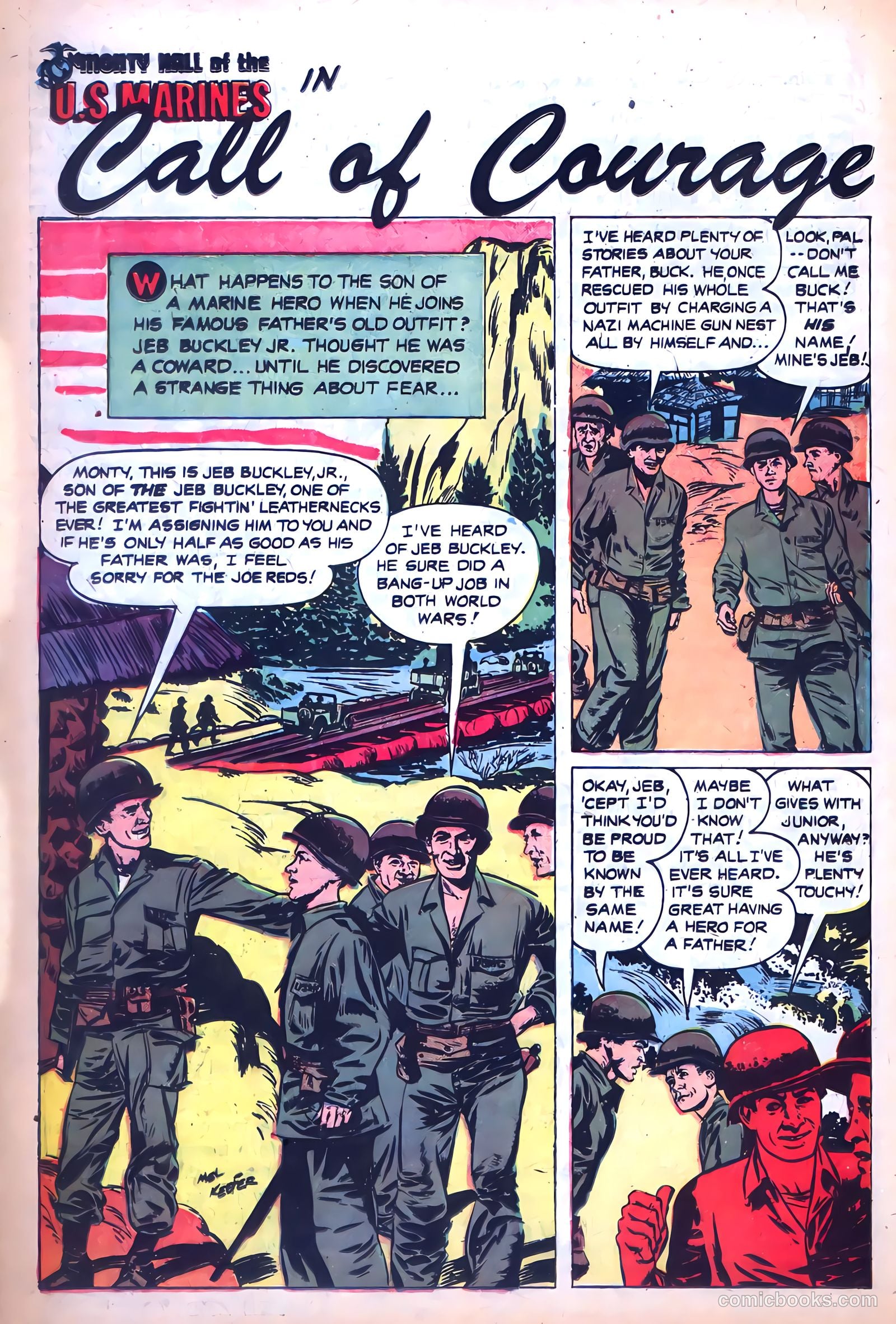 Tell It to the Marines #11 (1955) — page 22 of 36