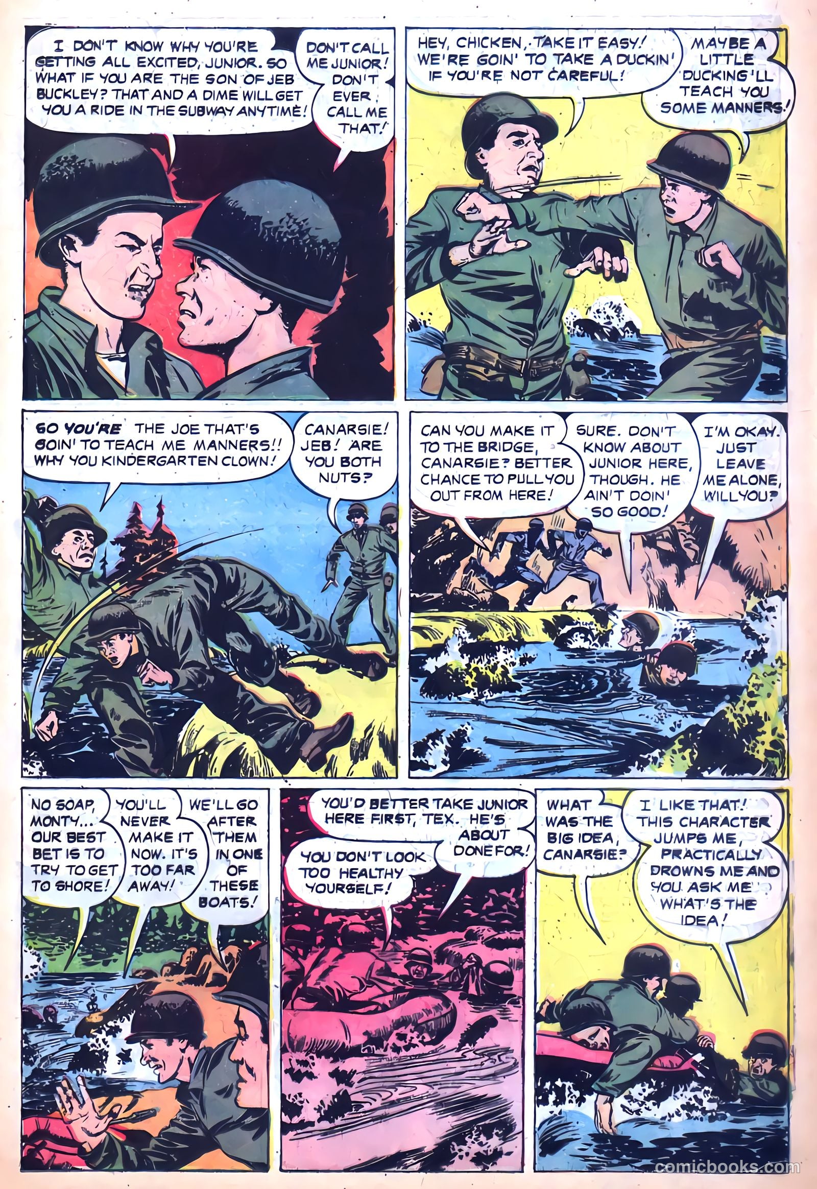 Tell It to the Marines #11 (1955) — page 23 of 36