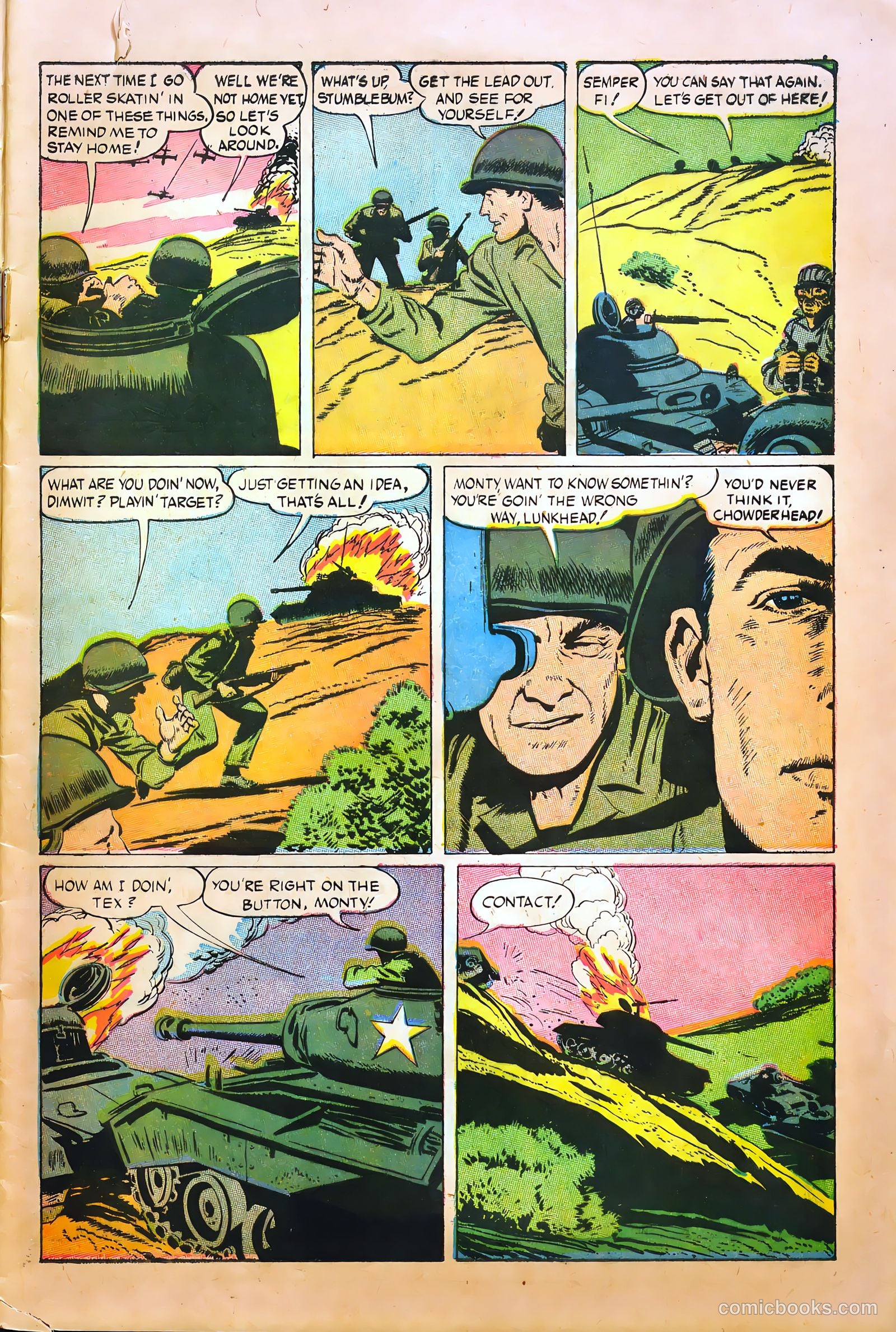 Tell It to the Marines #12 (1955) — page 9 of 36