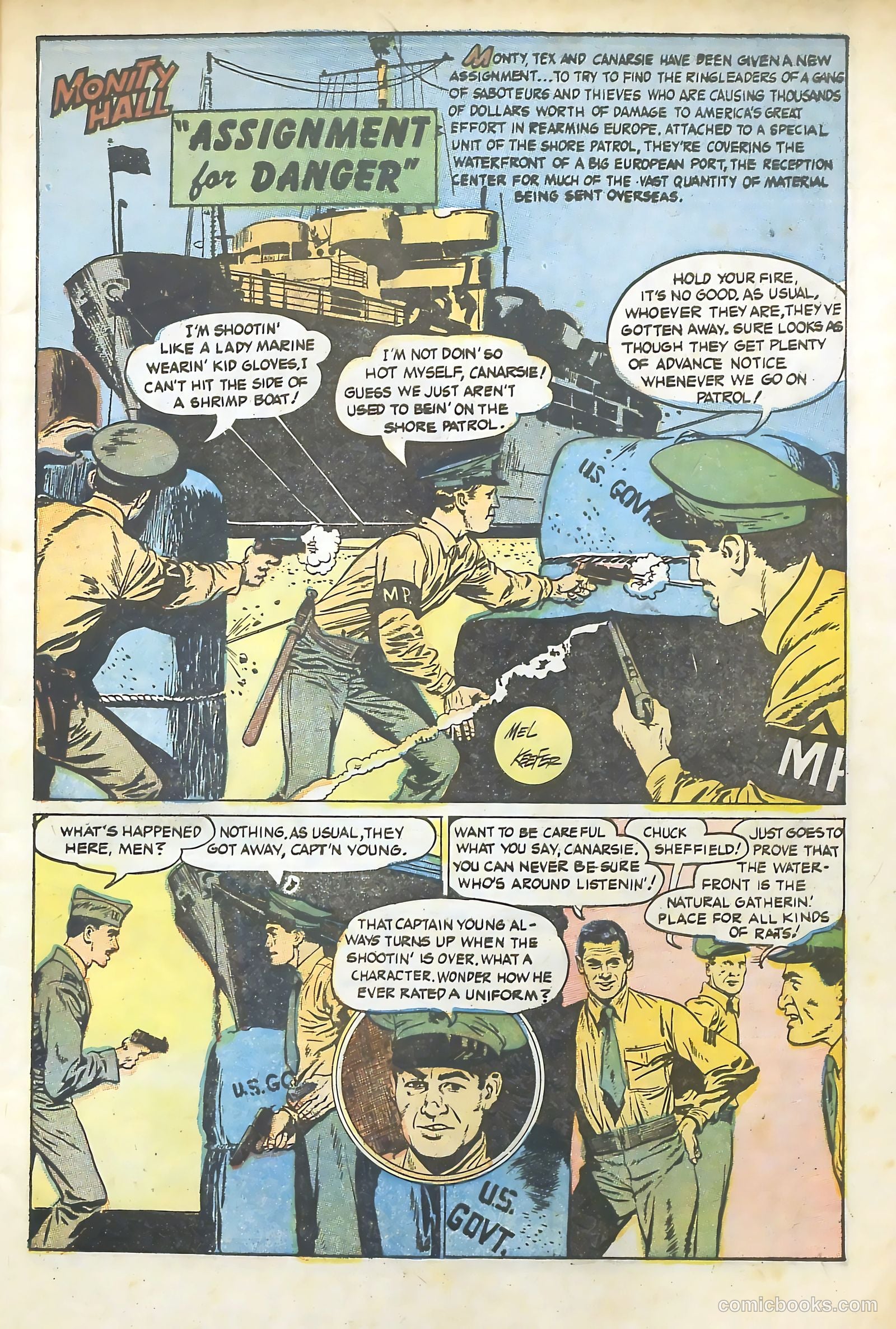 Tell It to the Marines #14 (1955) — page 3 of 36