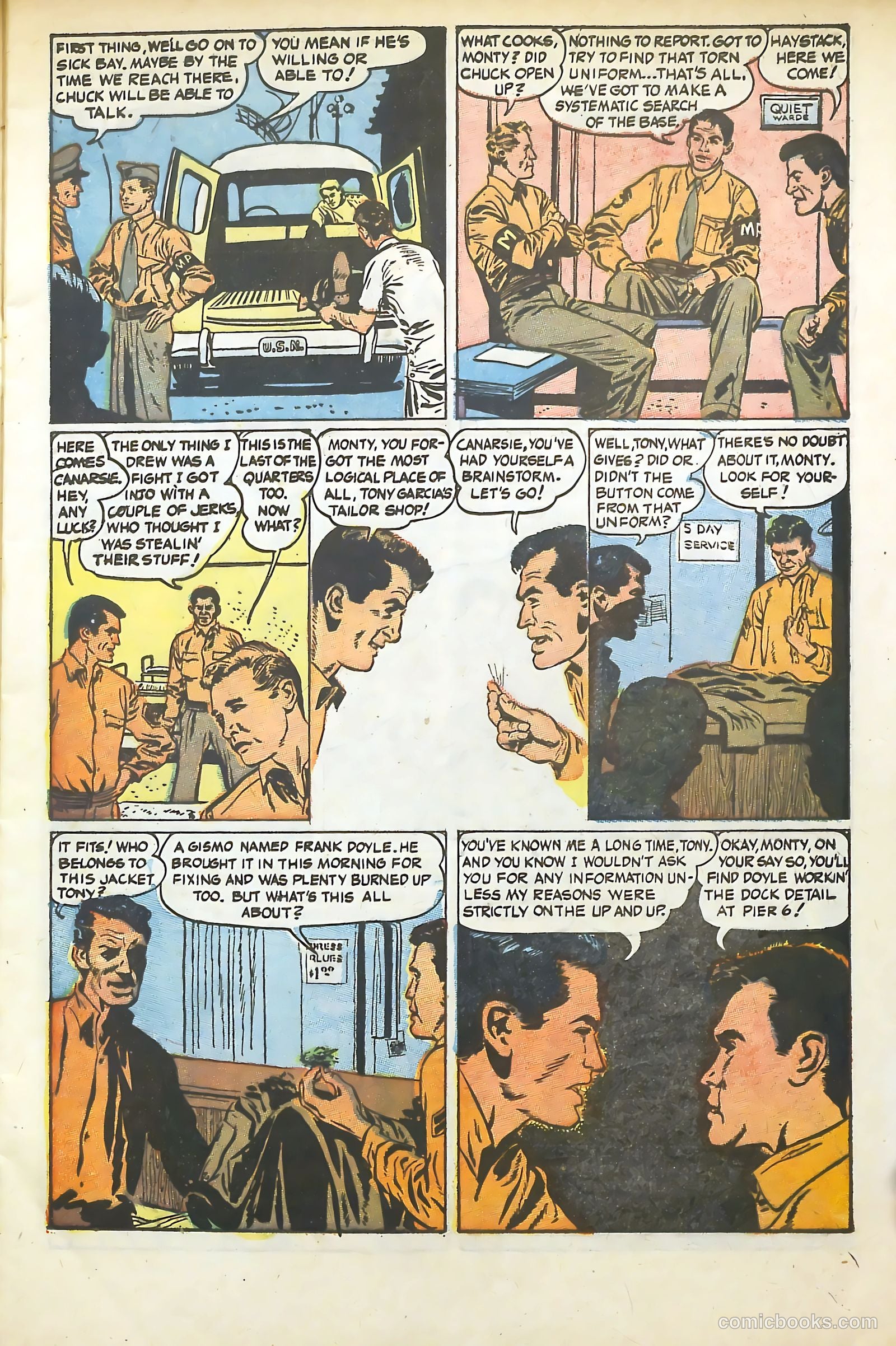 Tell It to the Marines #14 (1955) — page 7 of 36