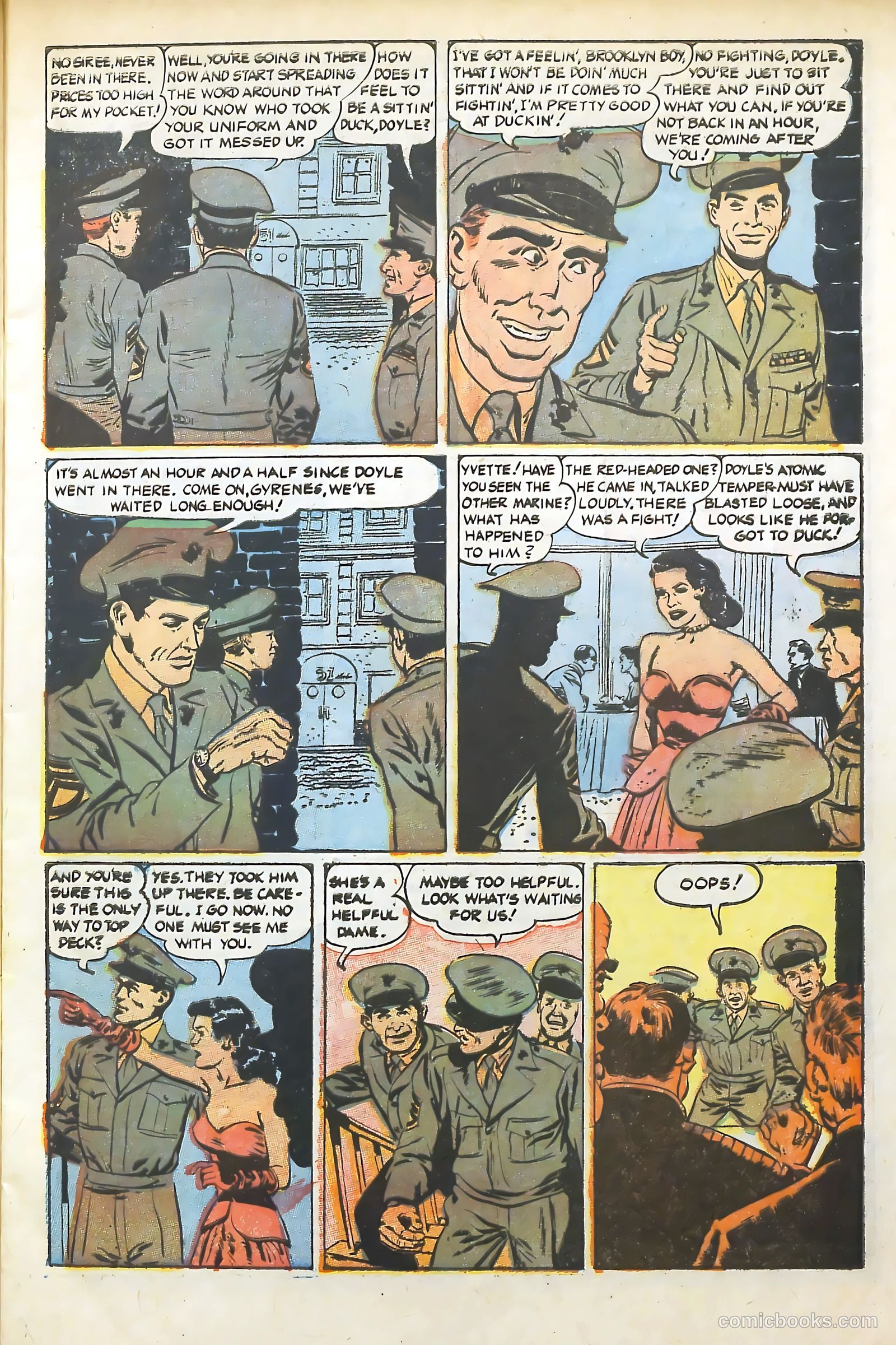 Tell It to the Marines #14 (1955) — page 9 of 36