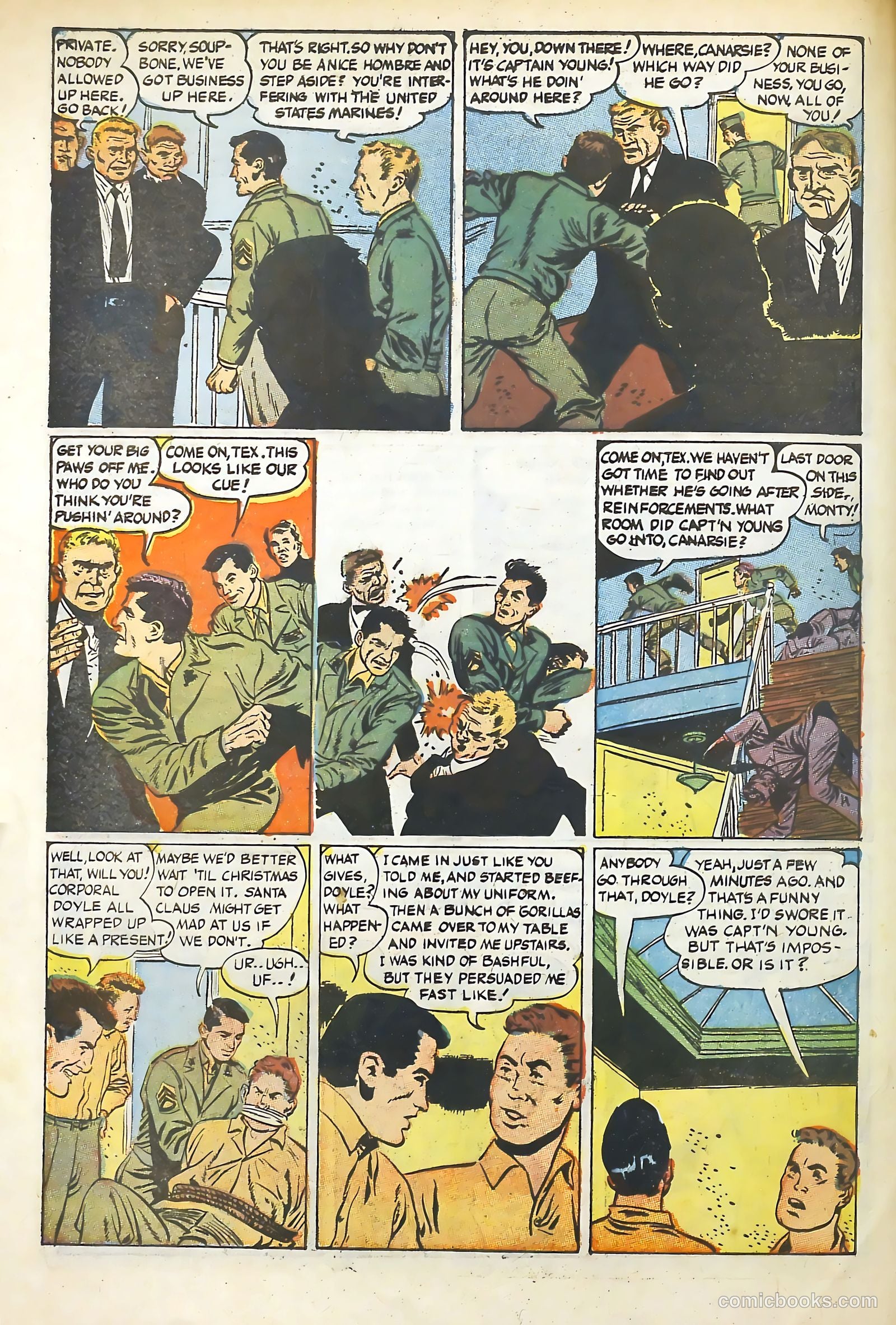 Tell It to the Marines #14 (1955) — page 10 of 36