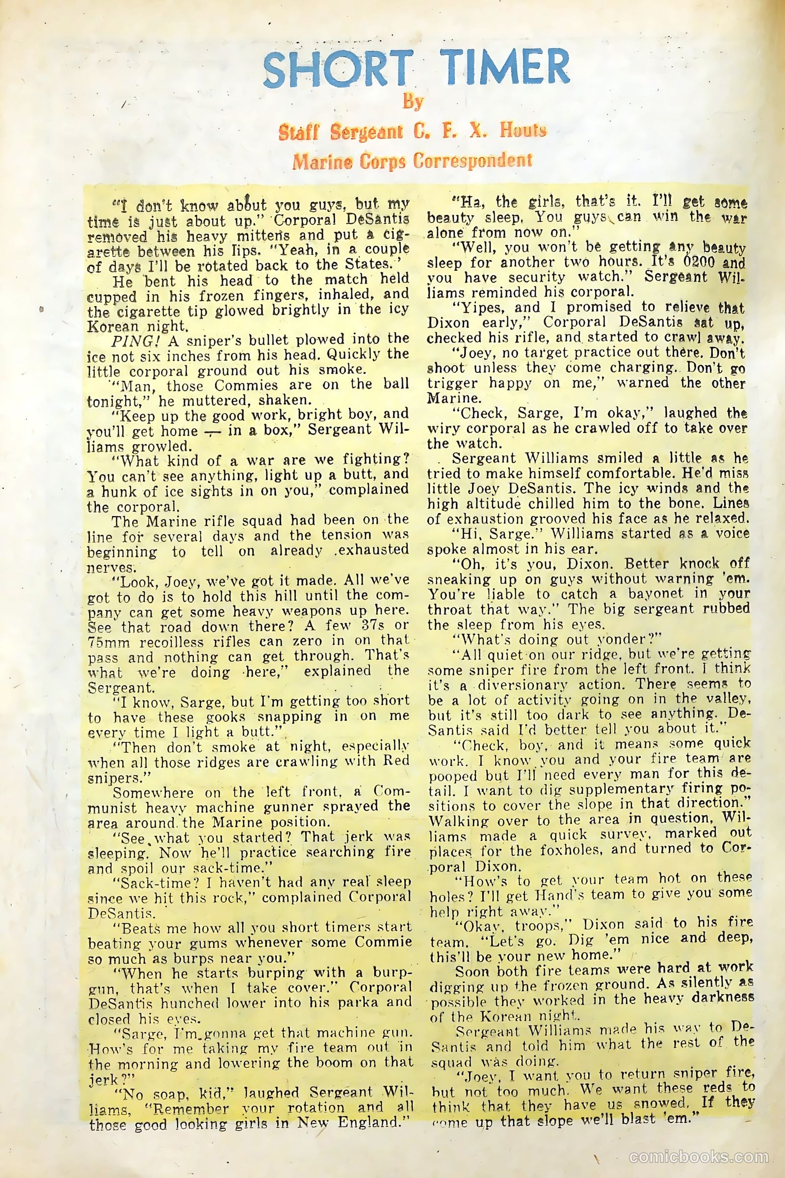 Tell It to the Marines #14 (1955) — page 20 of 36