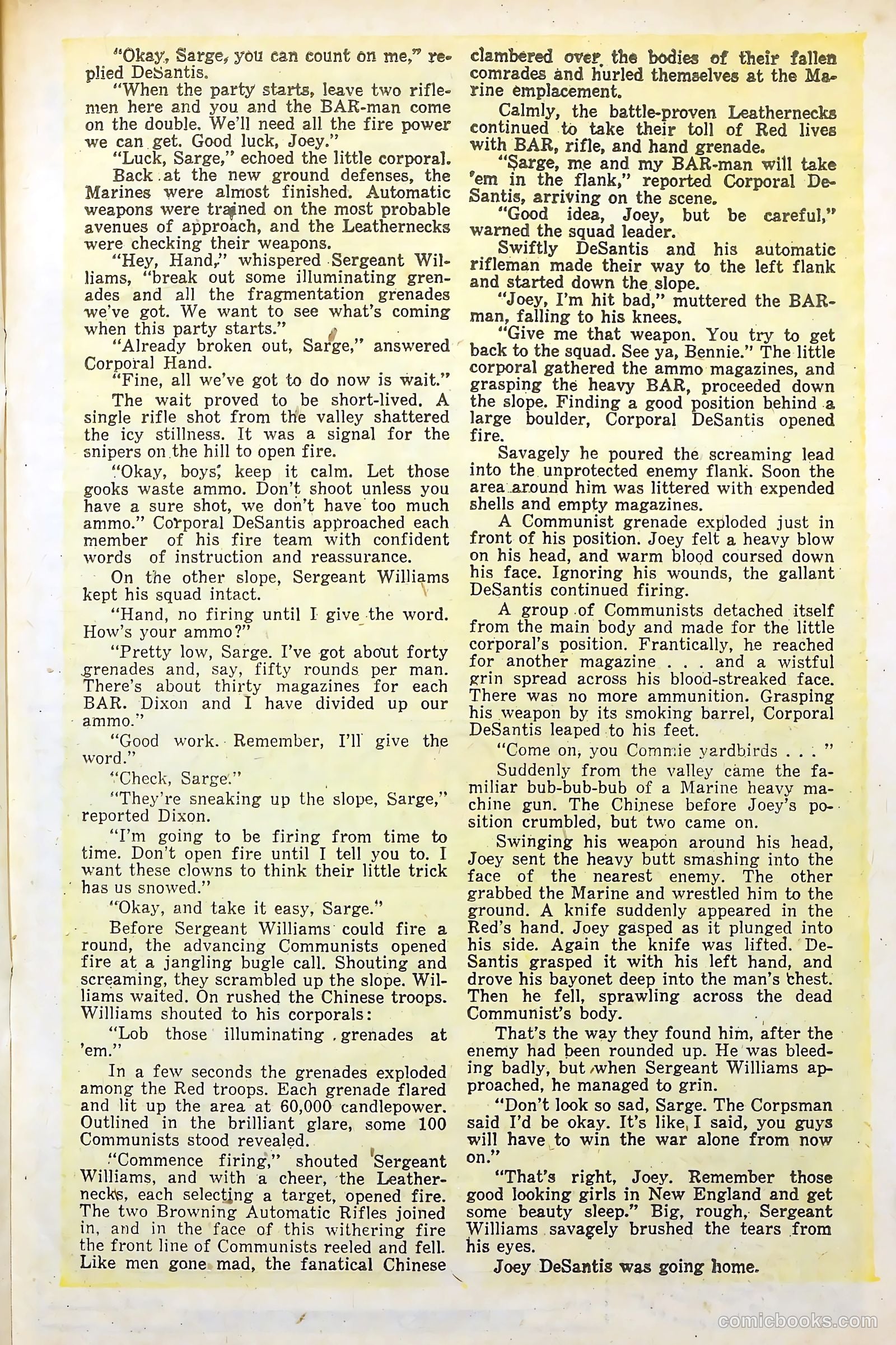 Tell It to the Marines #14 (1955) — page 21 of 36