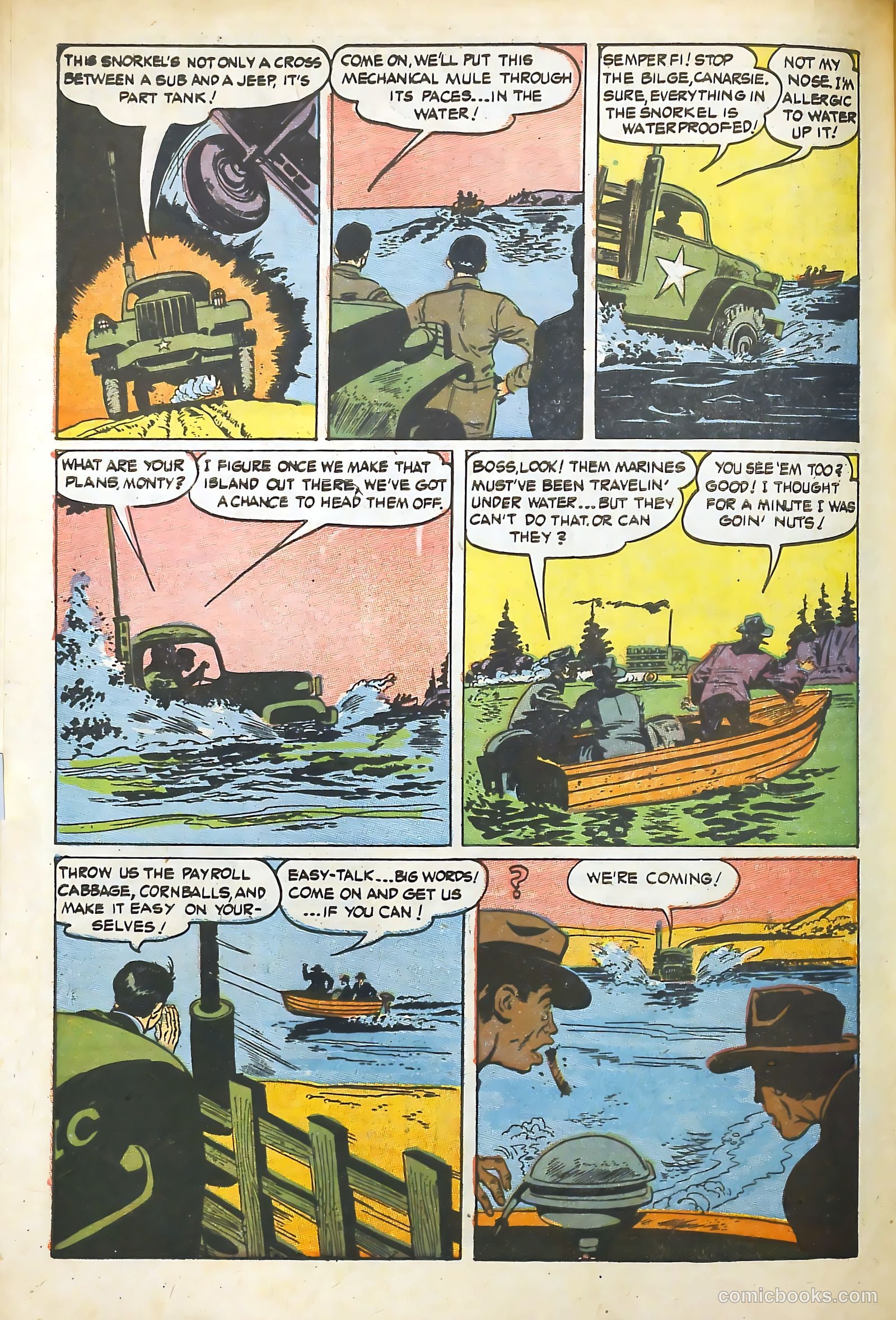 Tell It to the Marines #14 (1955) — page 32 of 36