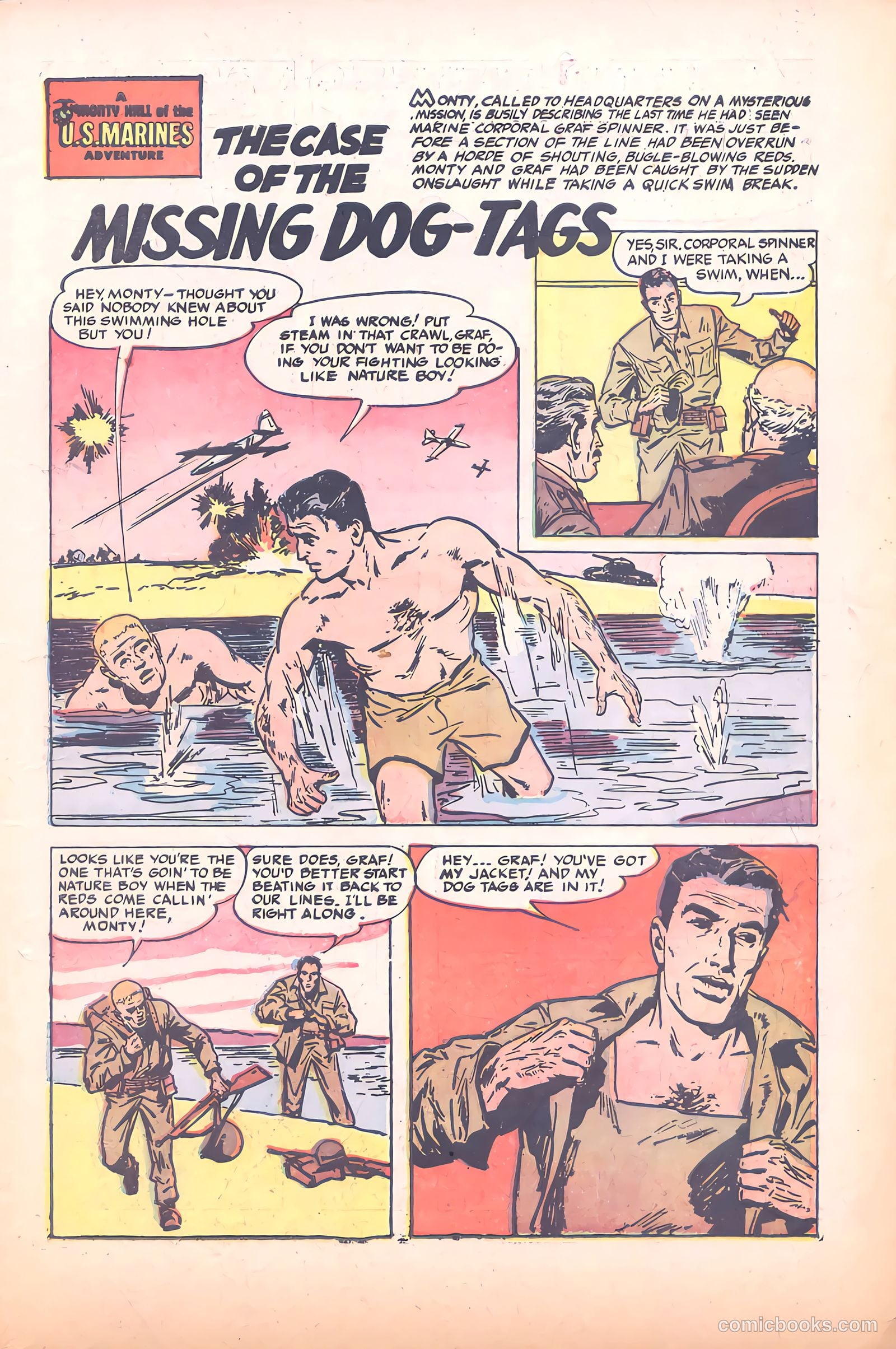 Tell It to the Marines #15 (1955) — page 3 of 36
