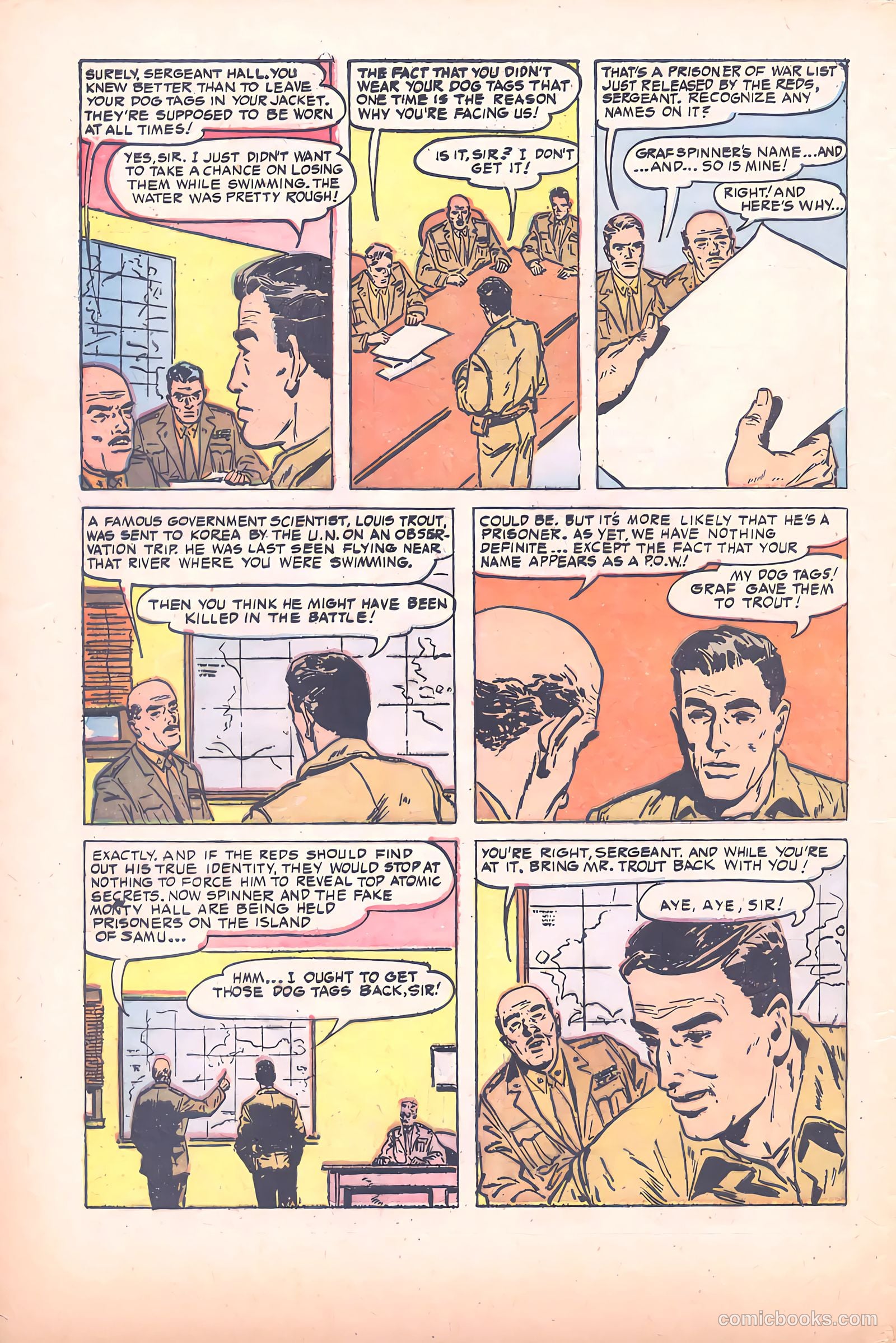 Tell It to the Marines #15 (1955) — page 4 of 36