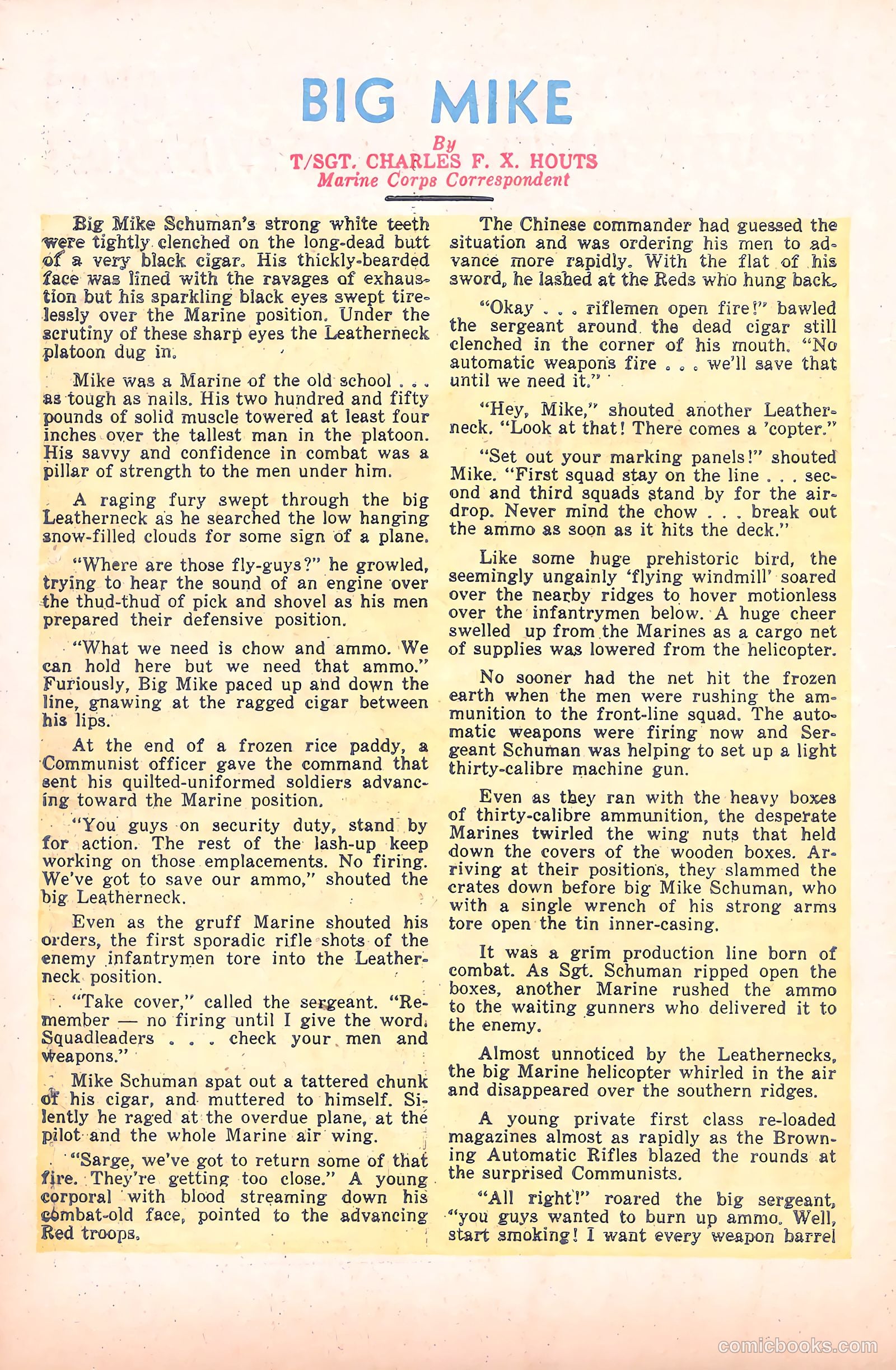 Tell It to the Marines #15 (1955) — page 32 of 36