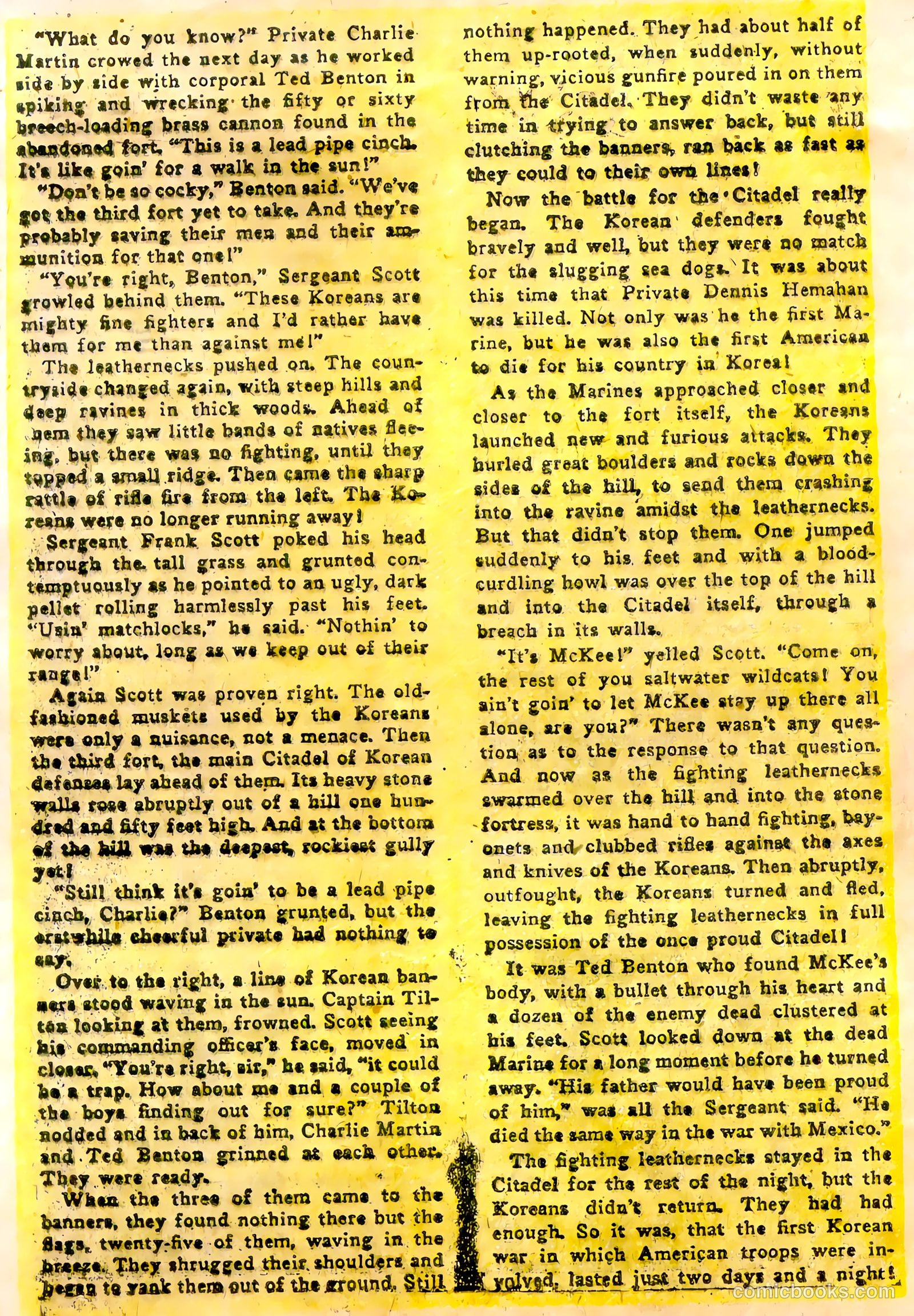 Tell It to the Marines #2 (1952) — page 28 of 36