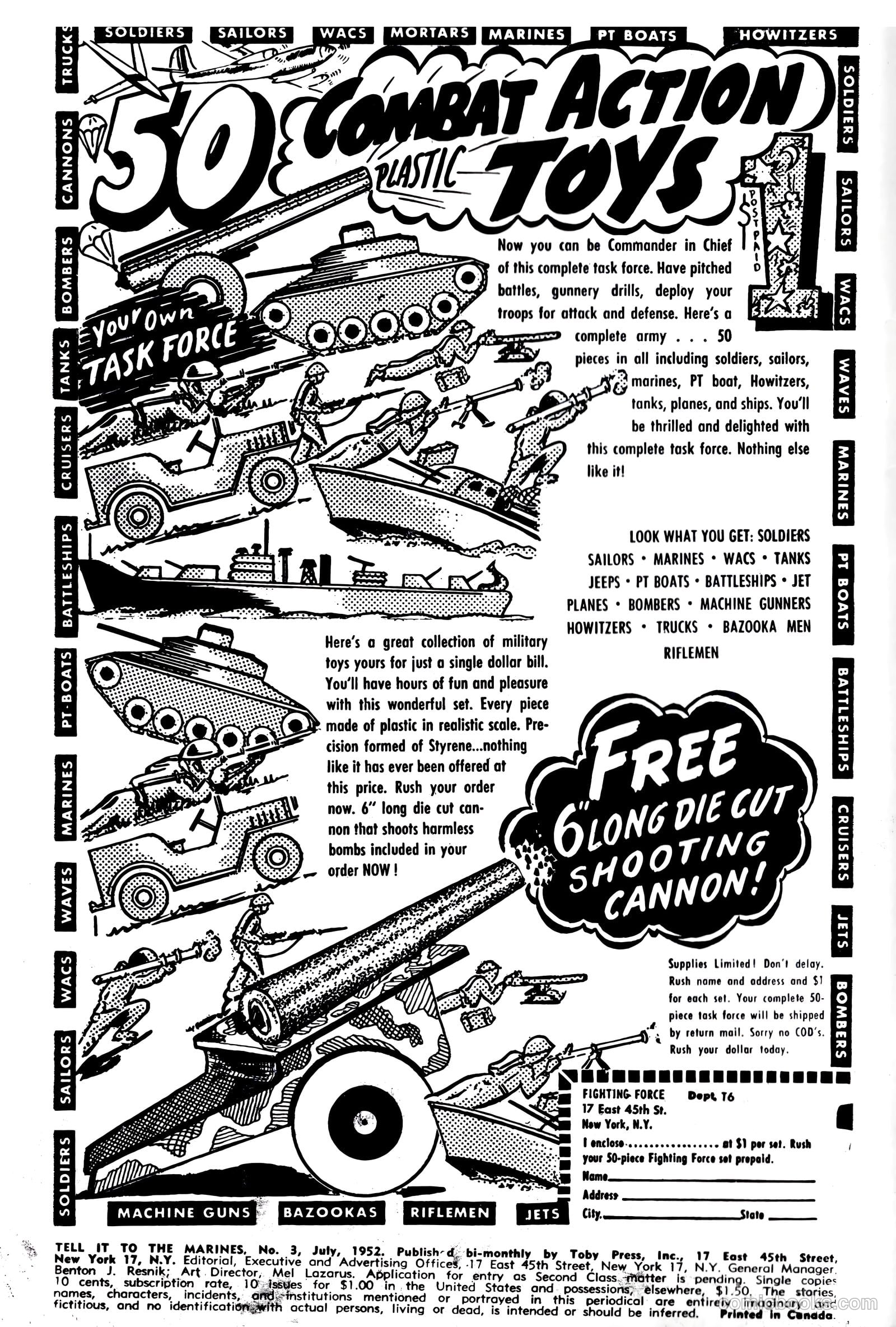 Tell It to the Marines #3 (1952) — page 2 of 36