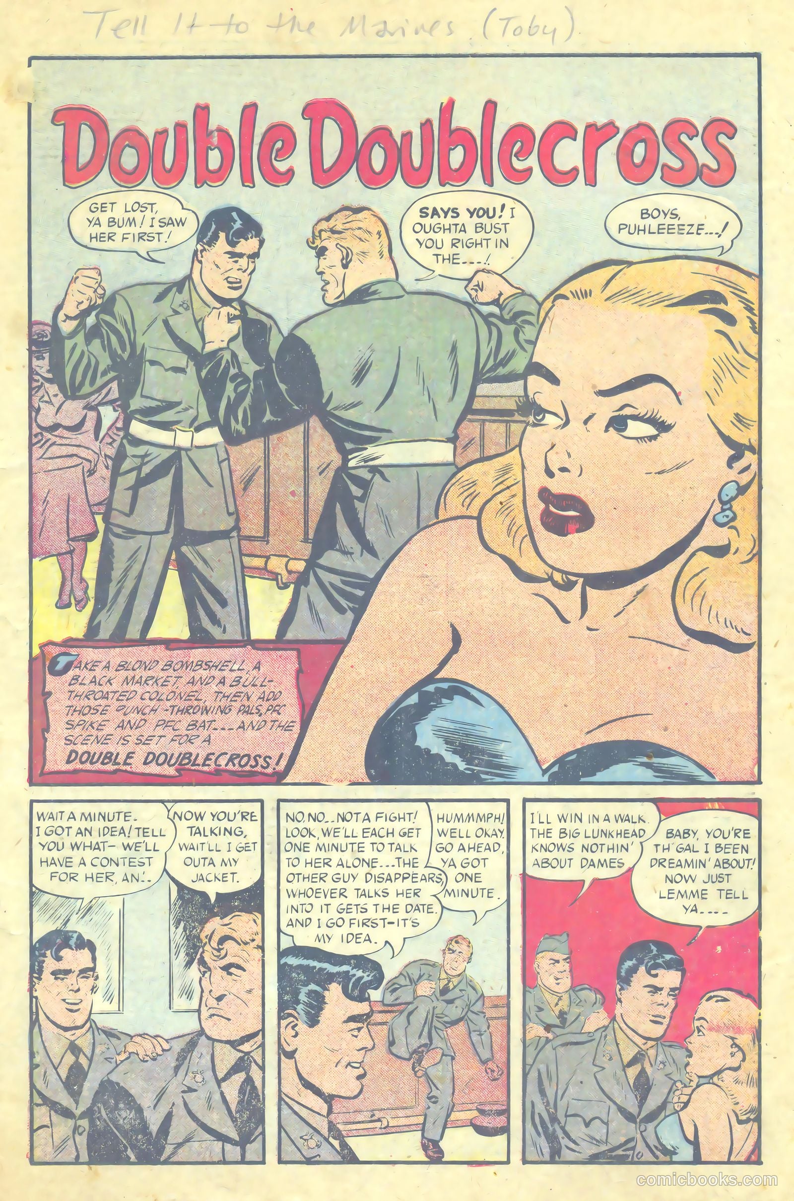 Tell It to the Marines #4 (1952) — page 3 of 36
