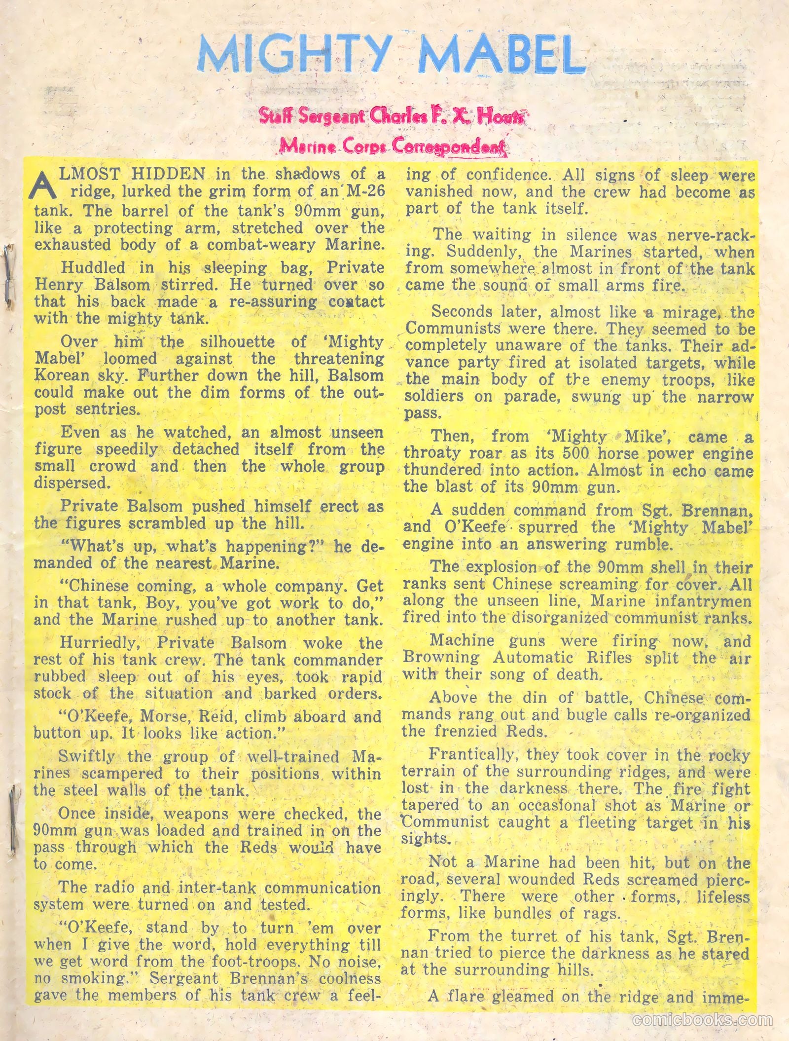 Tell It to the Marines #4 (1952) — page 19 of 36