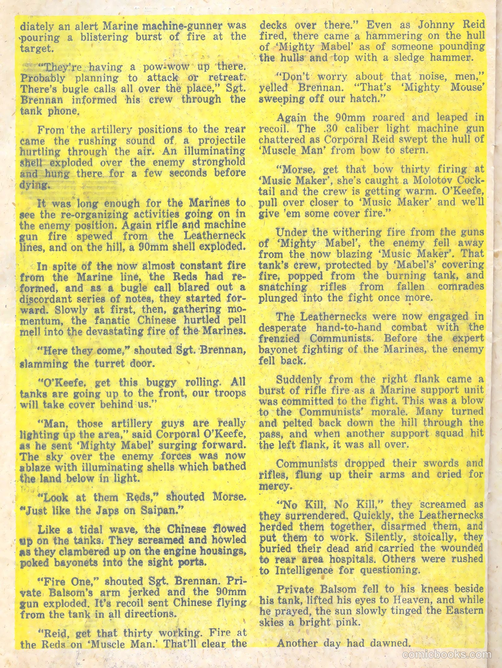 Tell It to the Marines #4 (1952) — page 20 of 36