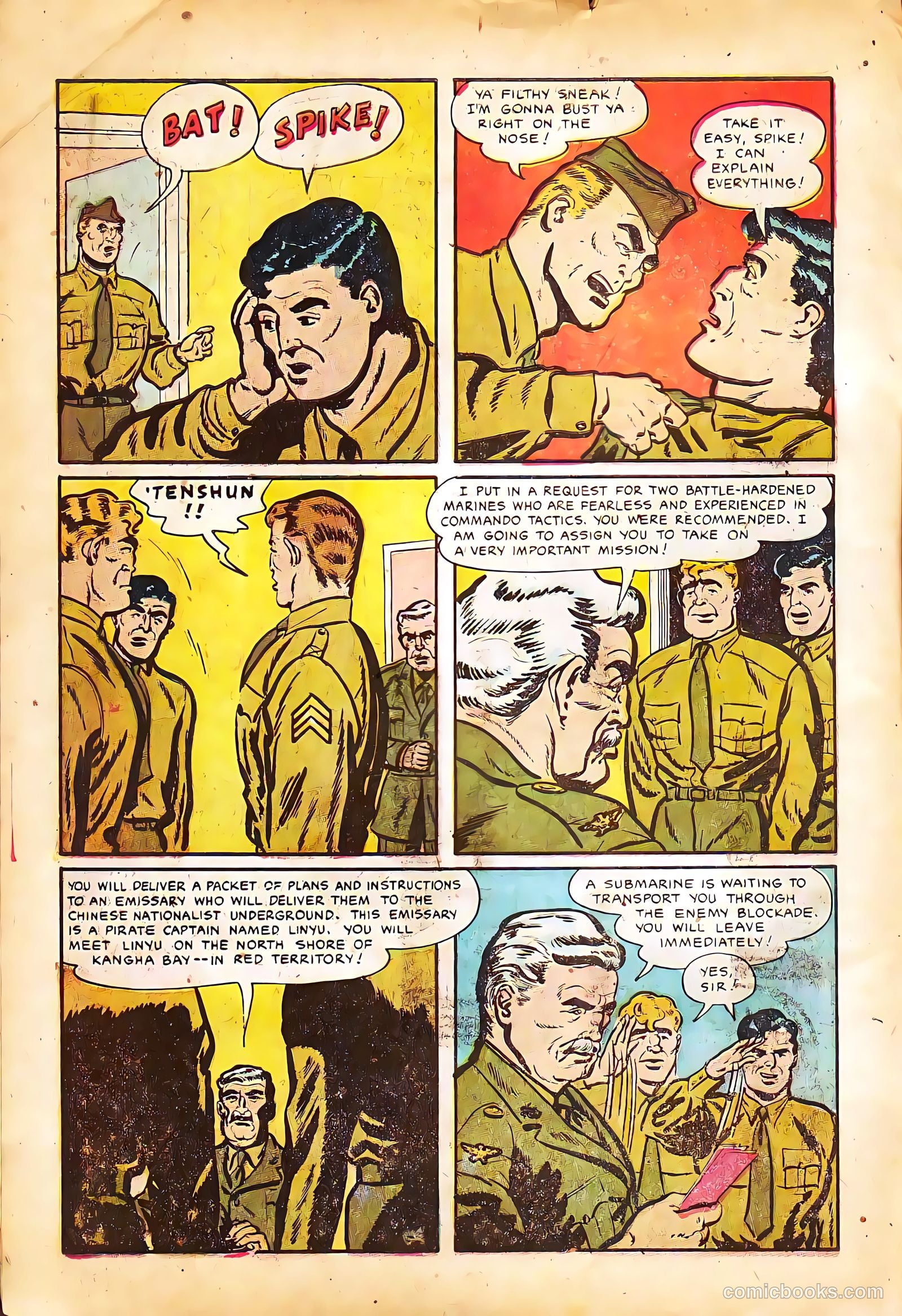 Tell It to the Marines #5 (1952) — page 6 of 36