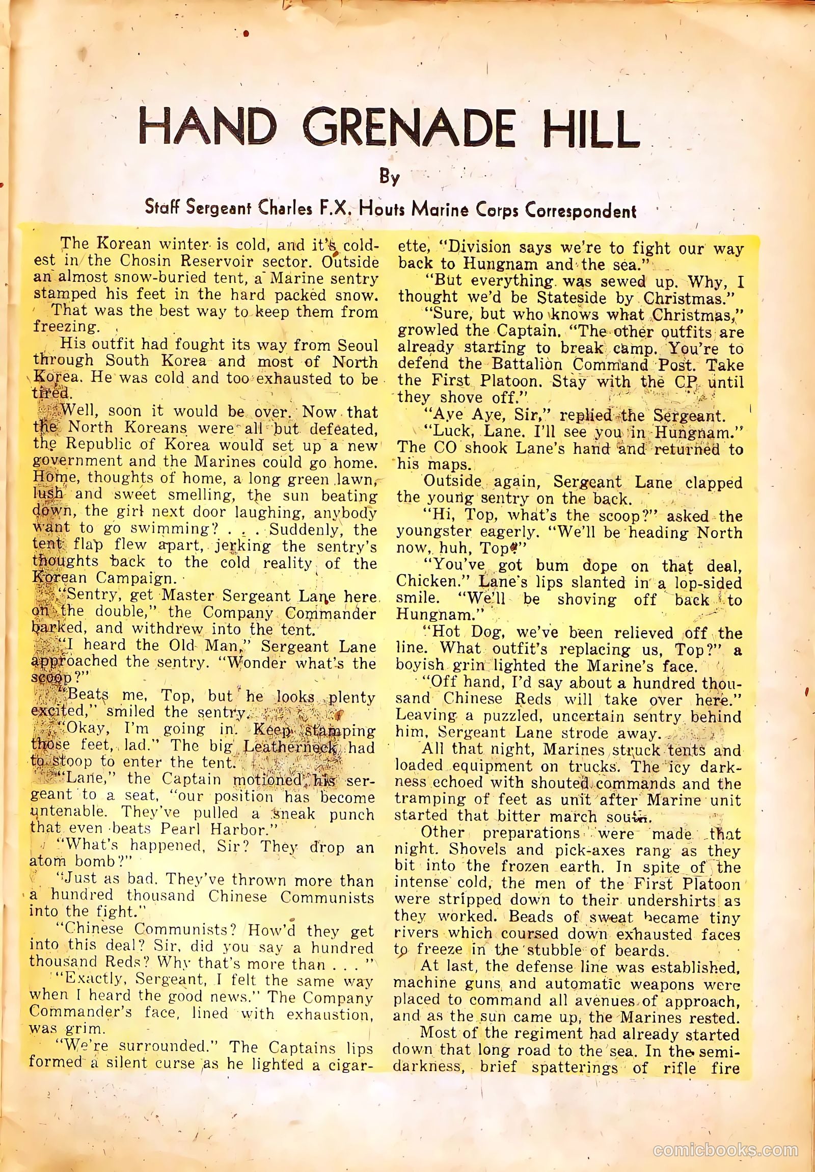 Tell It to the Marines #5 (1952) — page 27 of 36