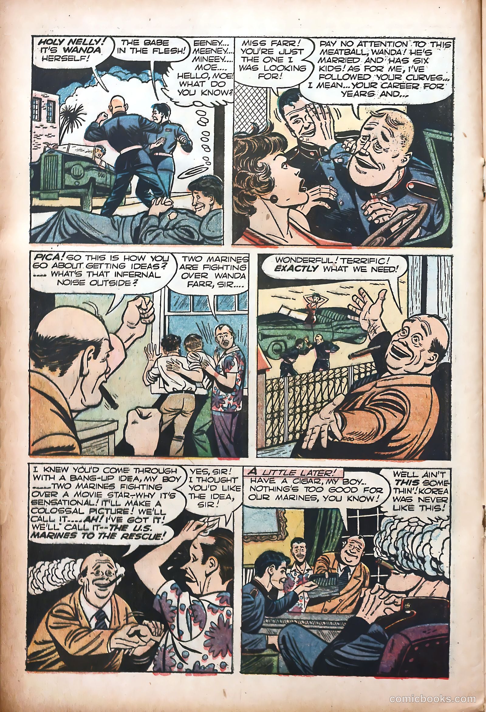 Tell It to the Marines #7 (1954) — page 16 of 36
