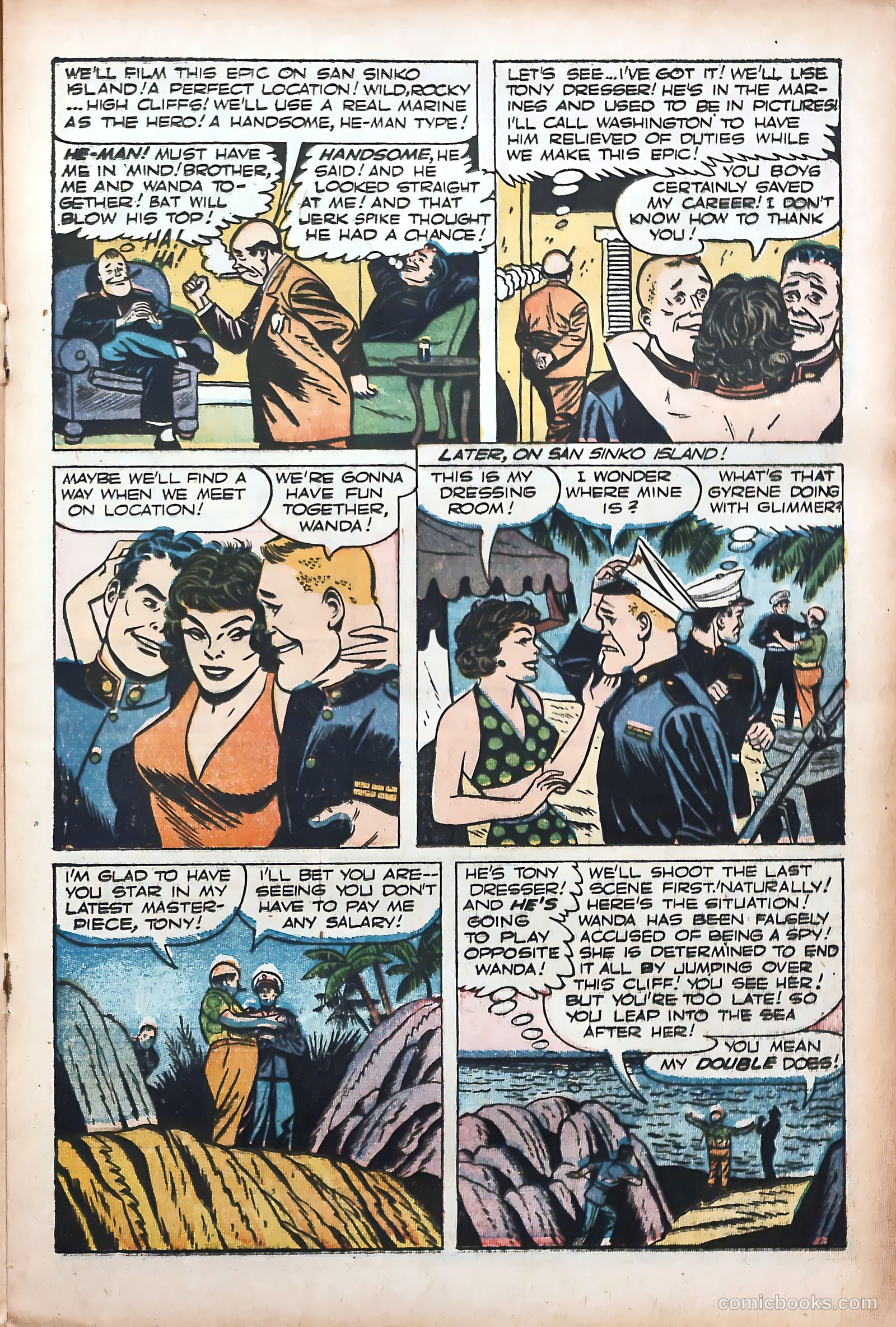Tell It to the Marines #7 (1954) — page 17 of 36