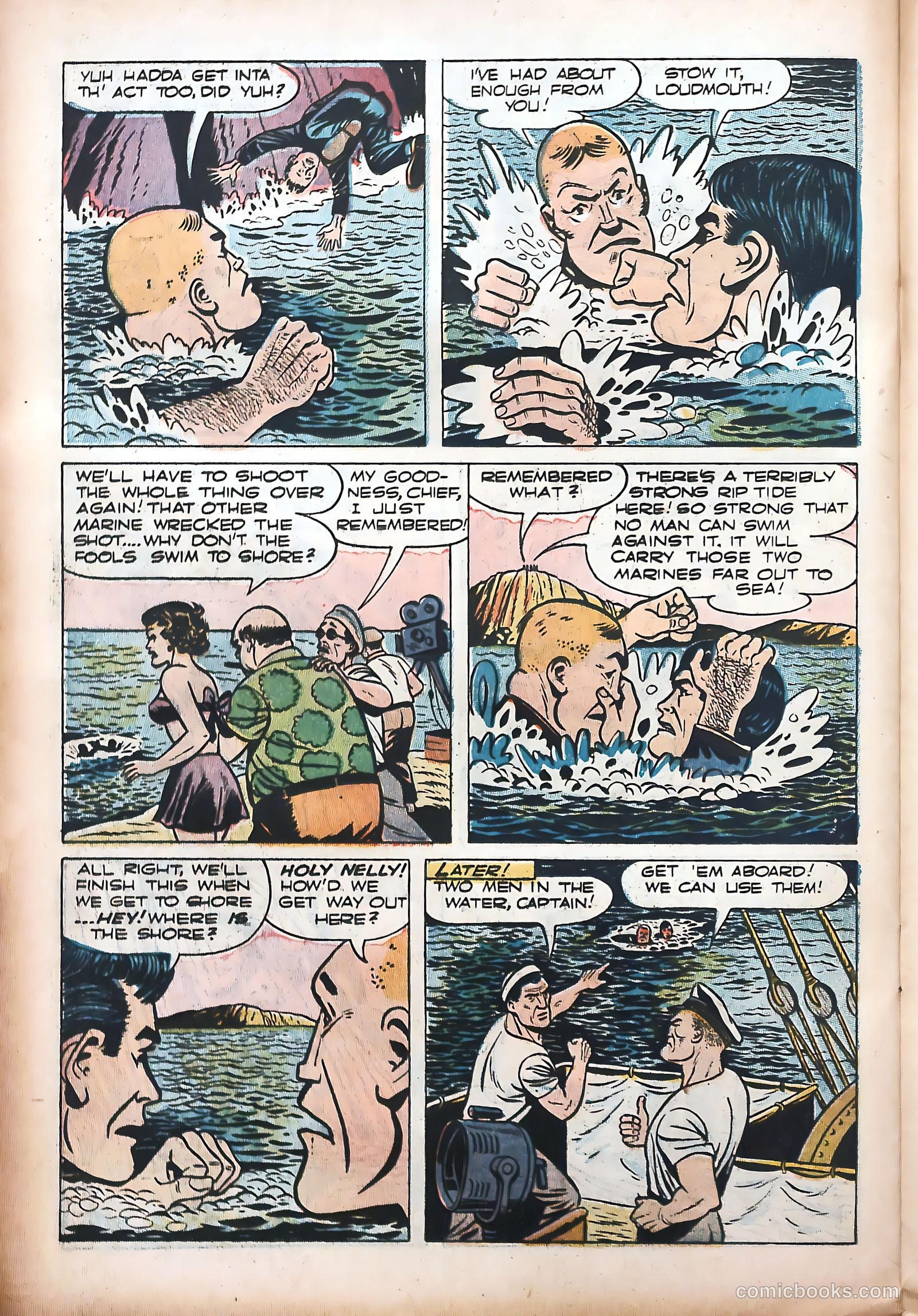 Tell It to the Marines #7 (1954) — page 22 of 36