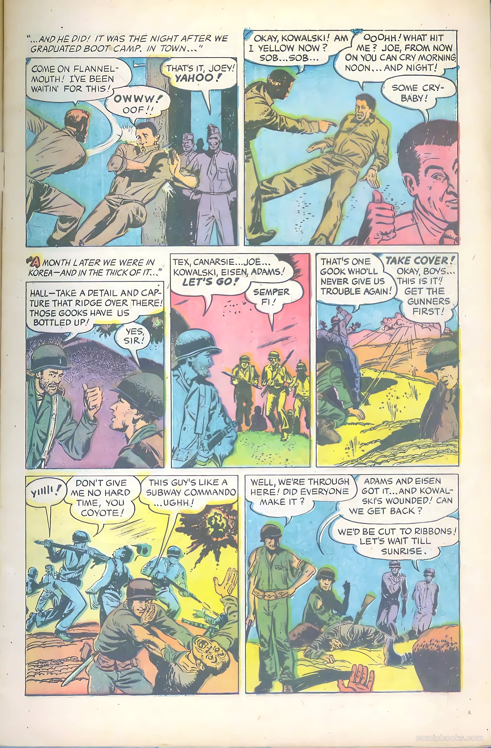 Tell It to the Marines #8 (1954) — page 7 of 36