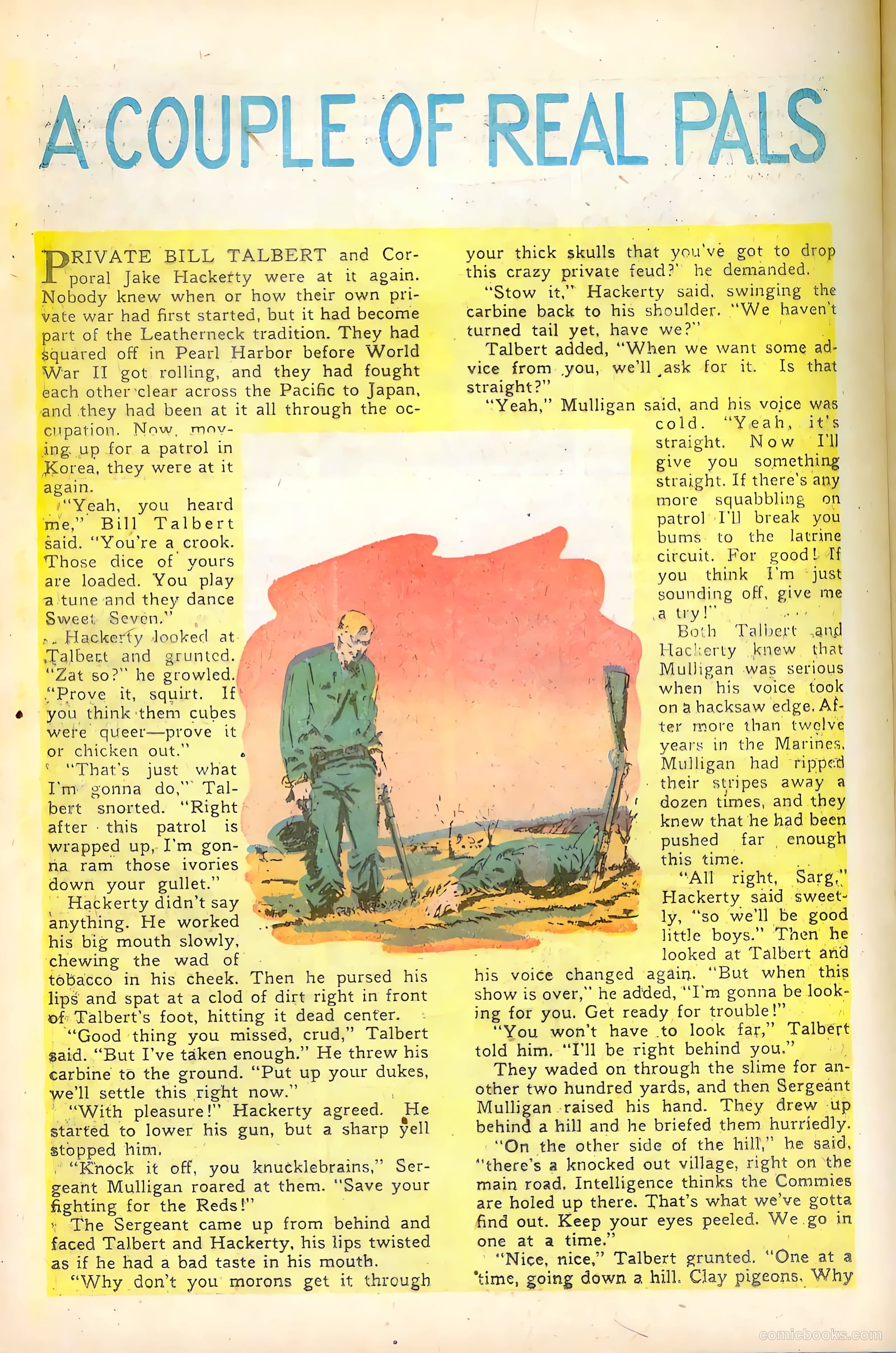 Tell It to the Marines #8 (1954) — page 22 of 36