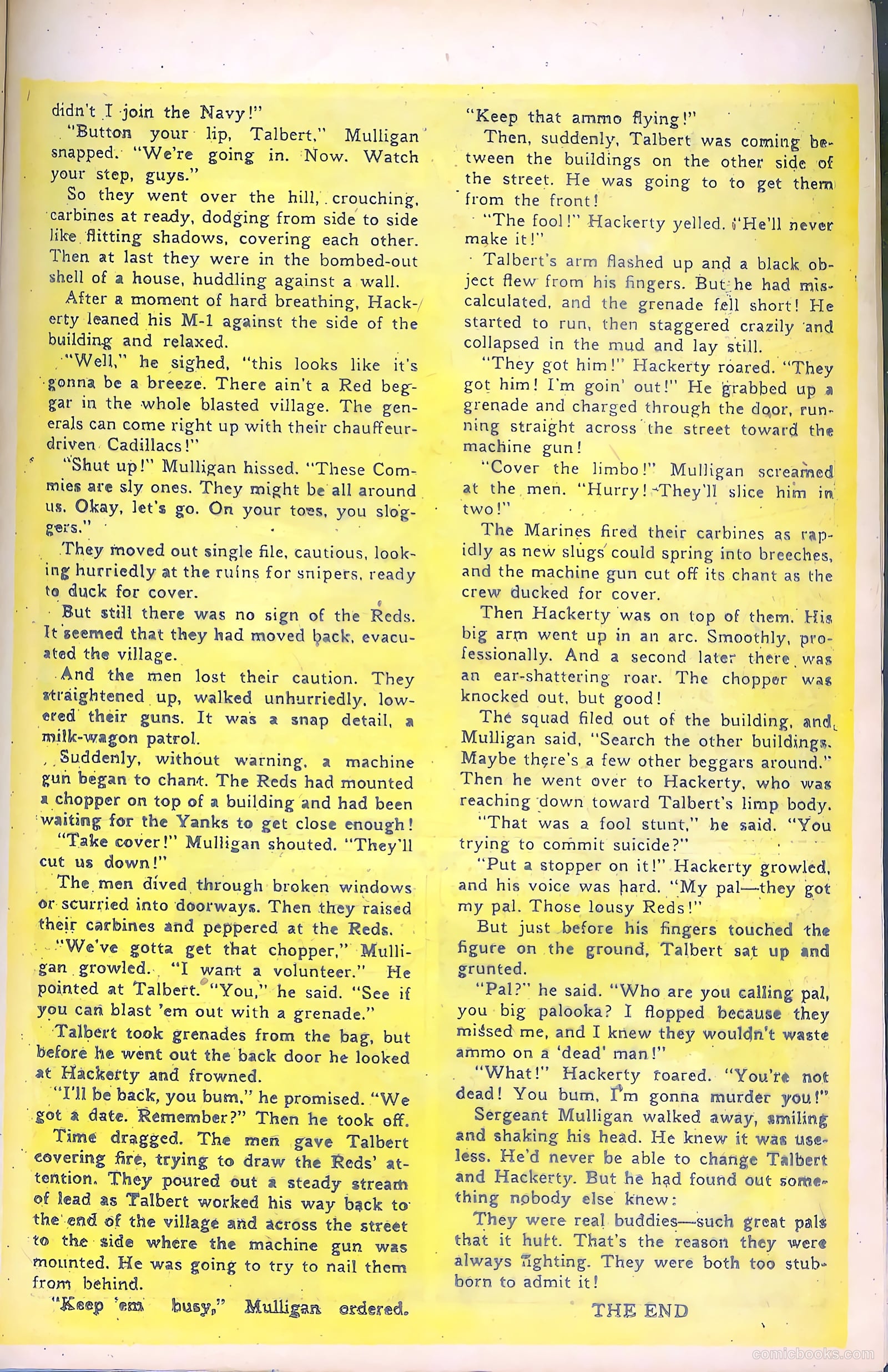 Tell It to the Marines #8 (1954) — page 23 of 36