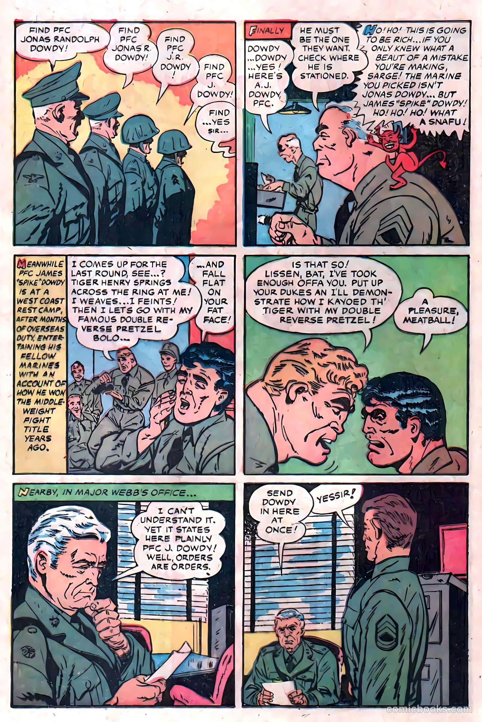 Tell It to the Marines #9 (1958) — page 17 of 37