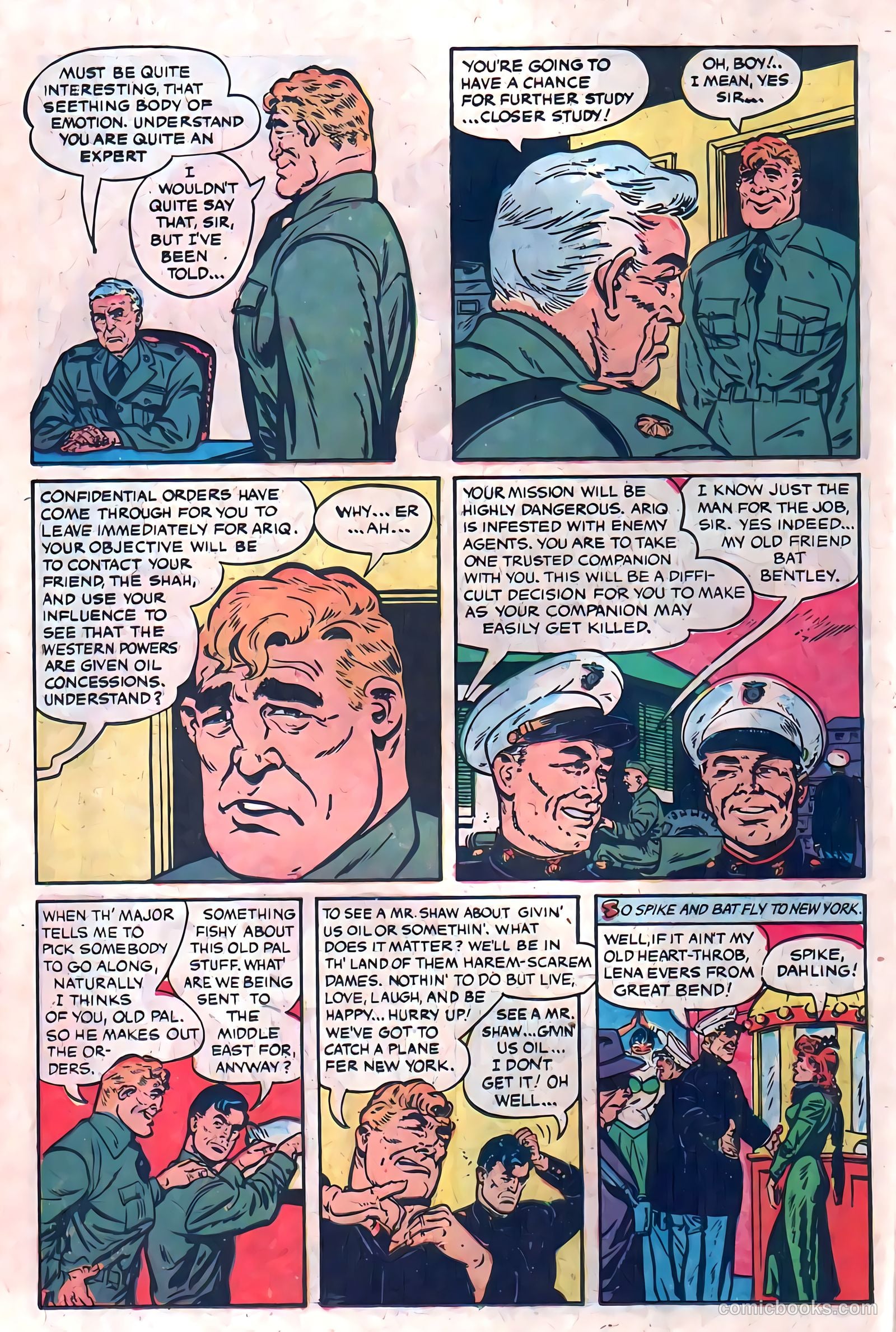 Tell It to the Marines #9 (1958) — page 19 of 37