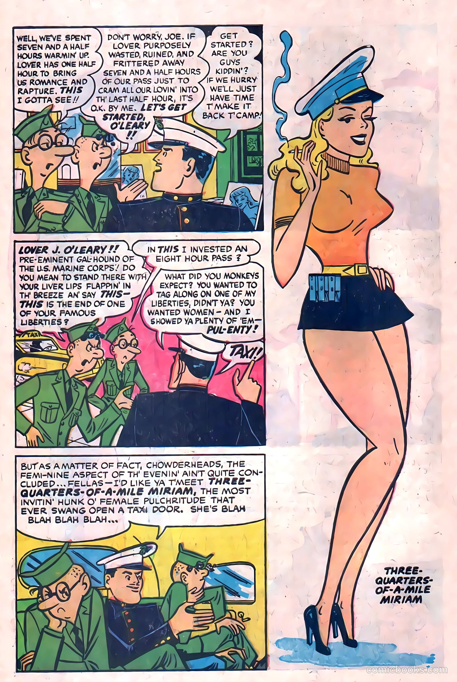 Tell It to the Marines #9 (1958) — page 35 of 37
