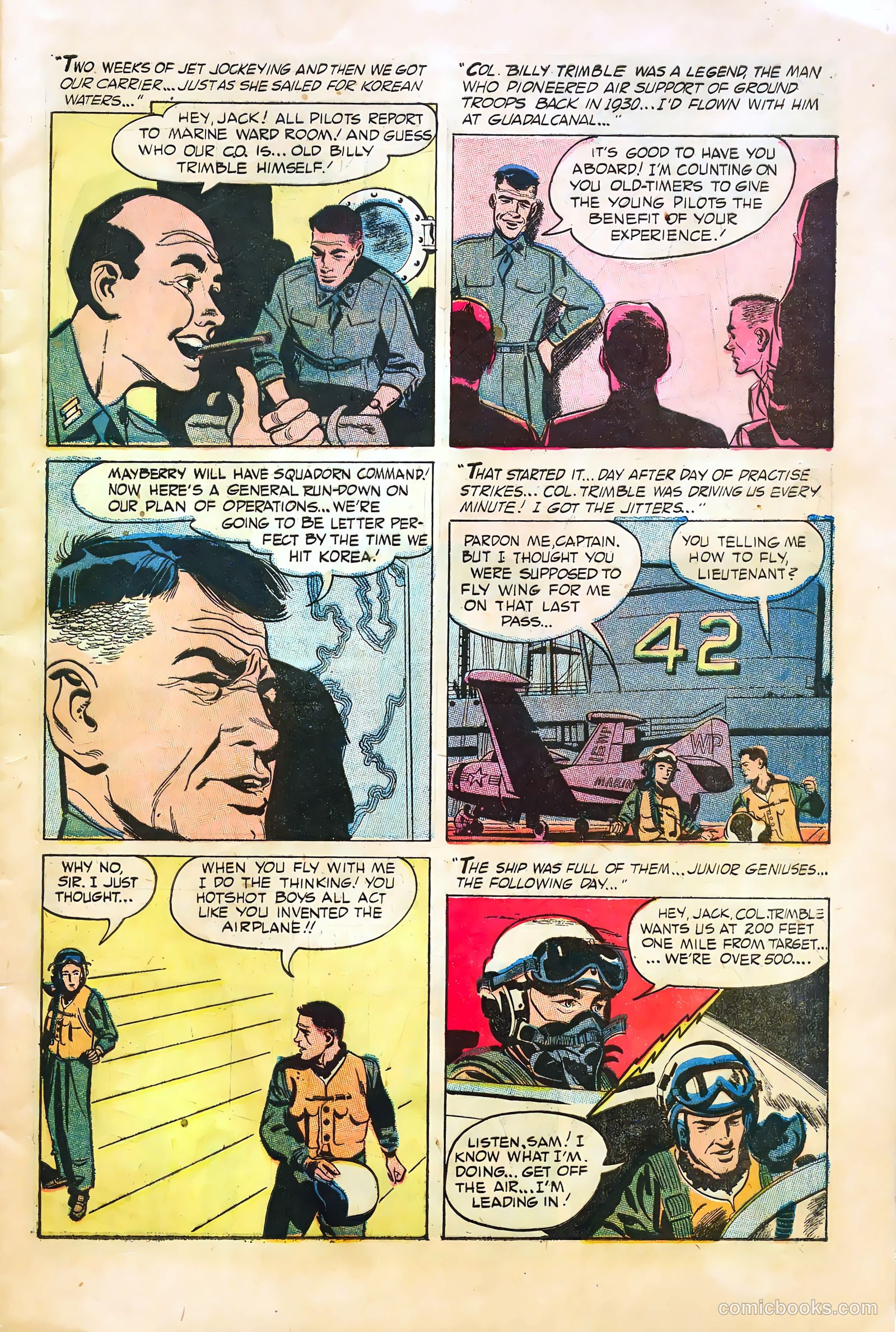 Tell It to the Marines #9 (1954) — page 7 of 36