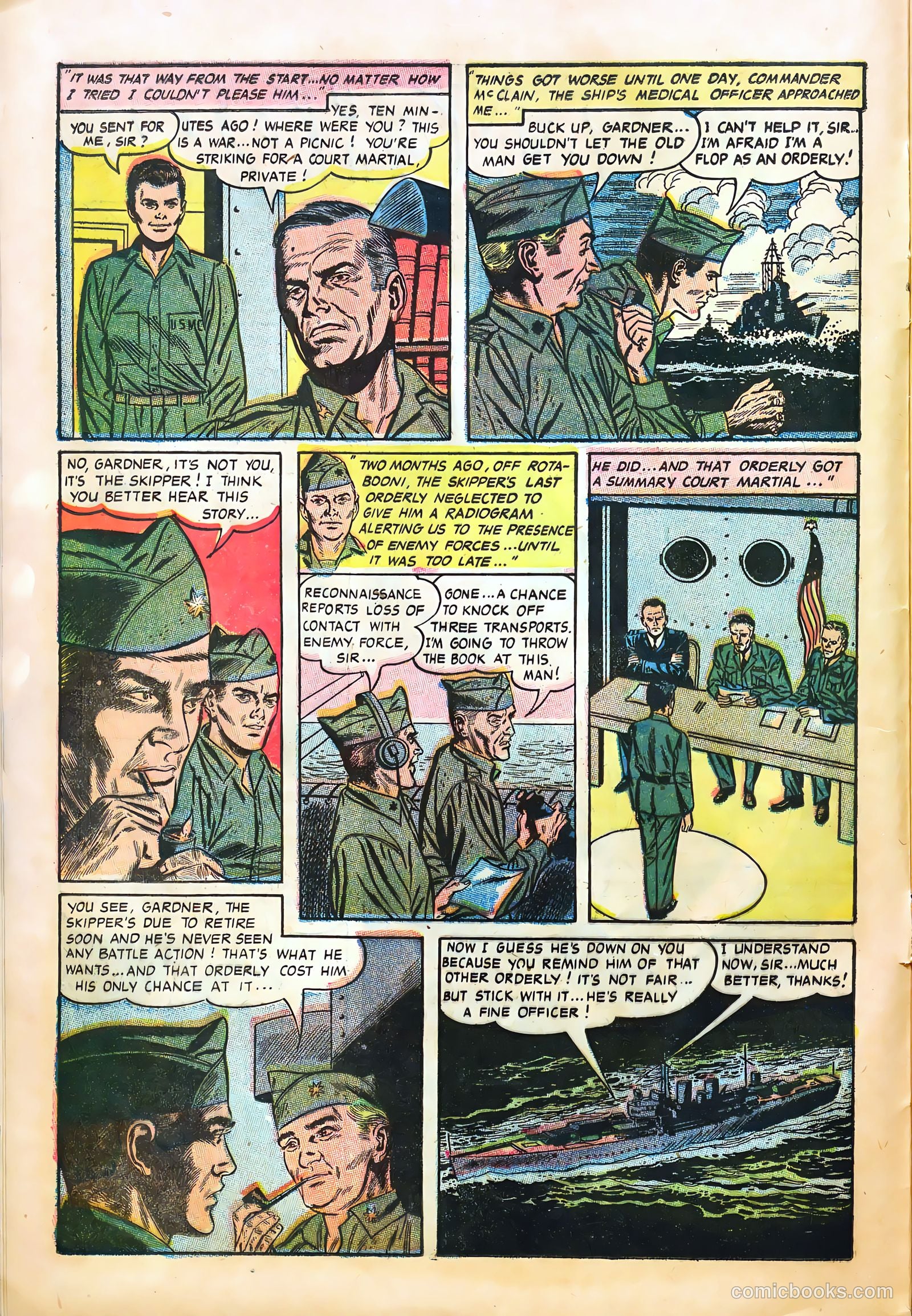Tell It to the Marines #9 (1954) — page 14 of 36