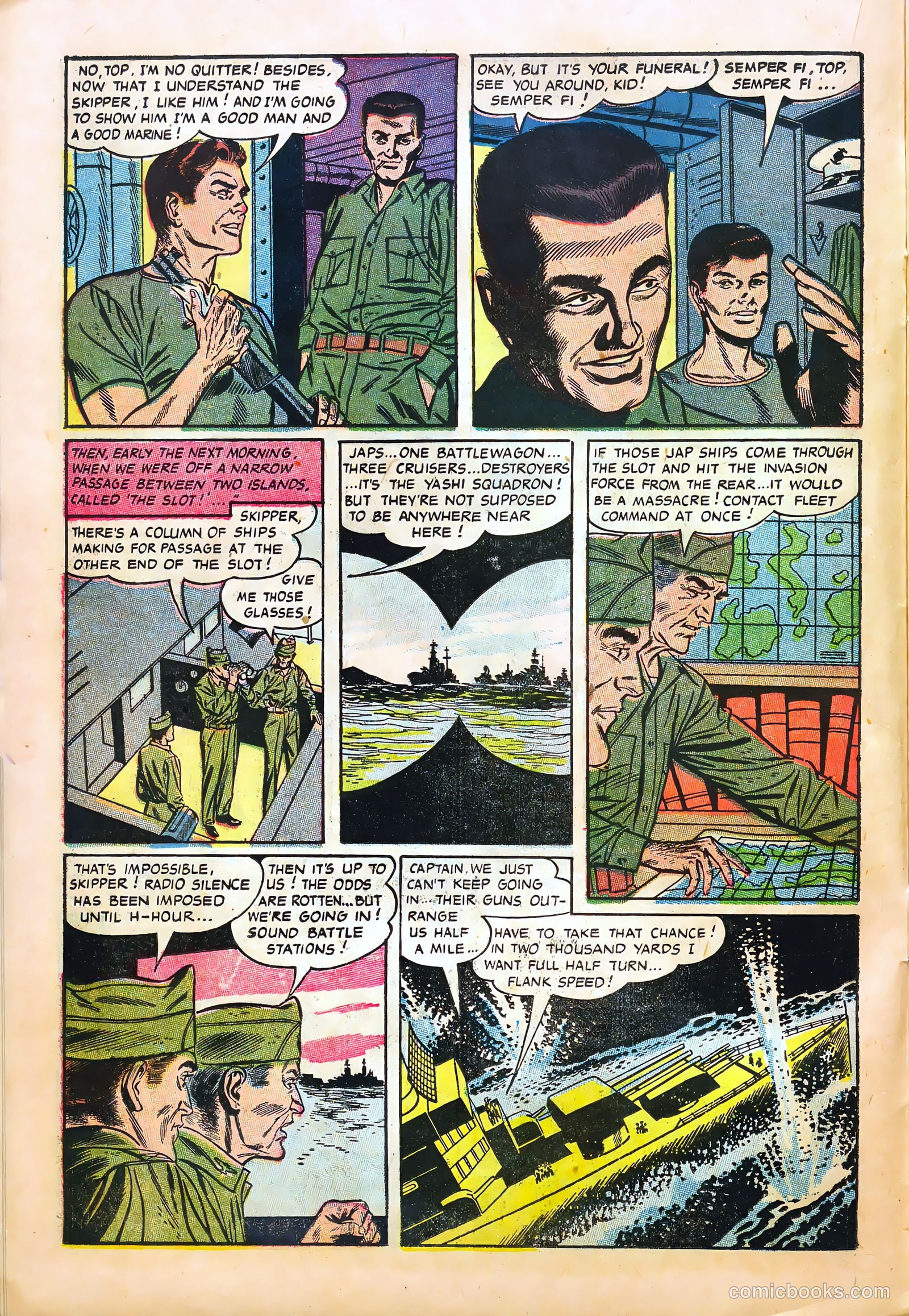 Tell It to the Marines #9 (1954) — page 16 of 36