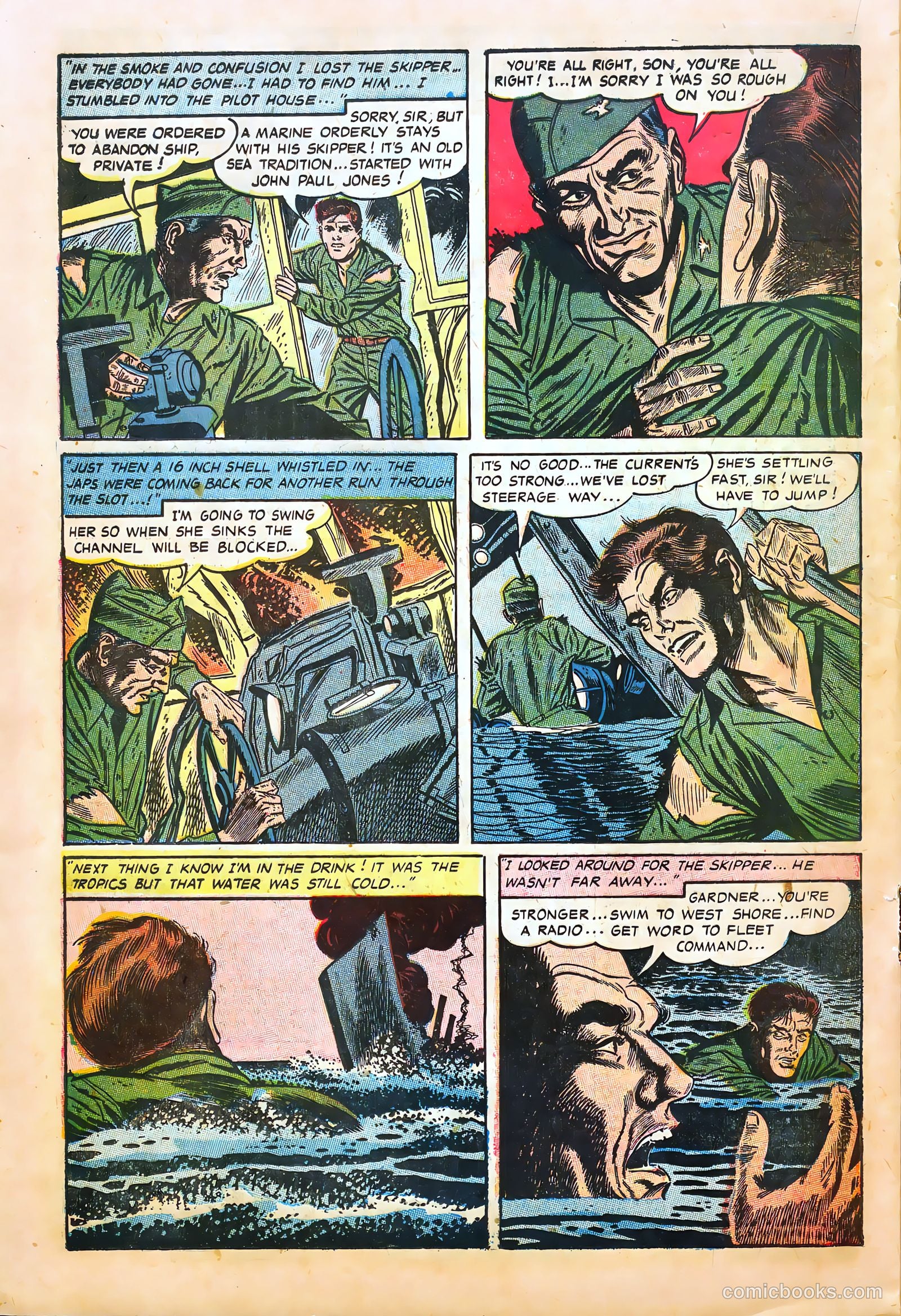 Tell It to the Marines #9 (1954) — page 20 of 36