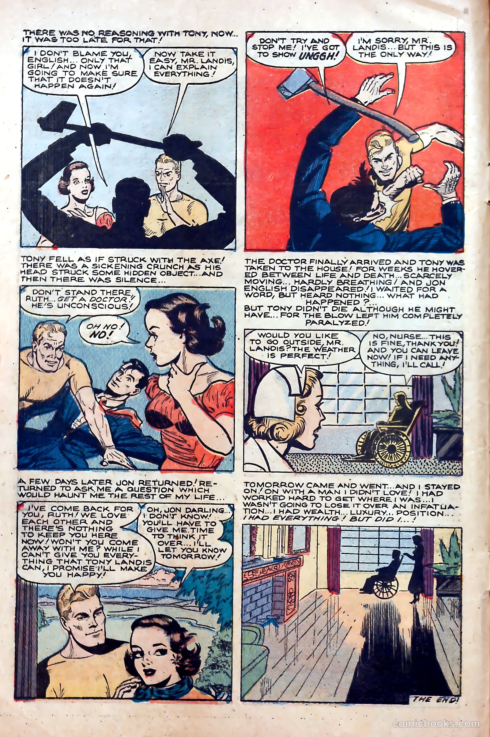 Tender Romance #1 (1953) — page 8 of 36