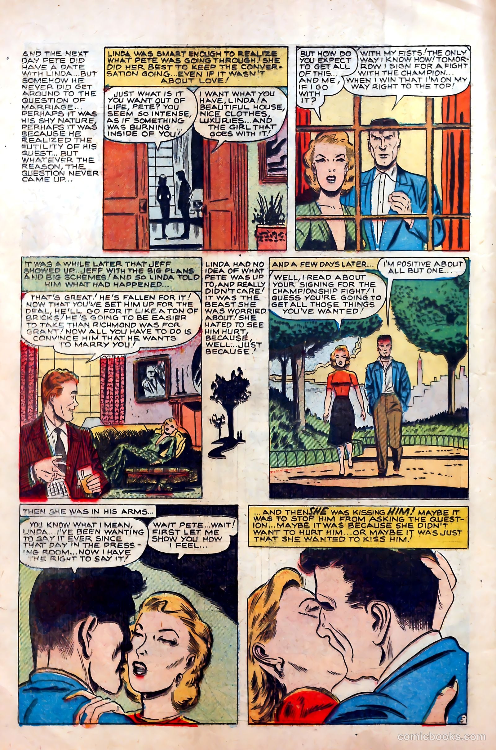 Tender Romance #1 (1953) — page 14 of 36