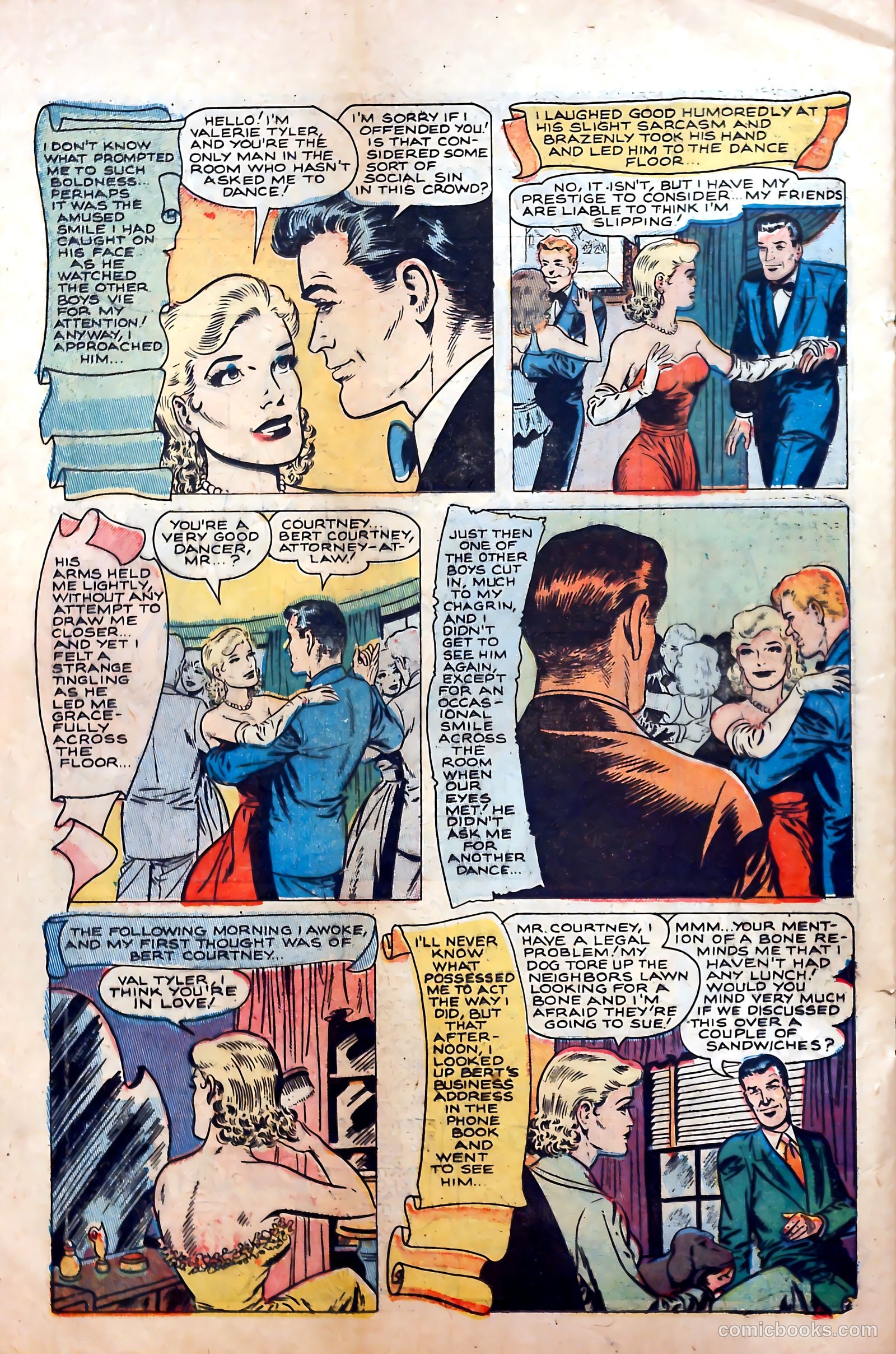 Tender Romance #1 (1953) — page 20 of 36