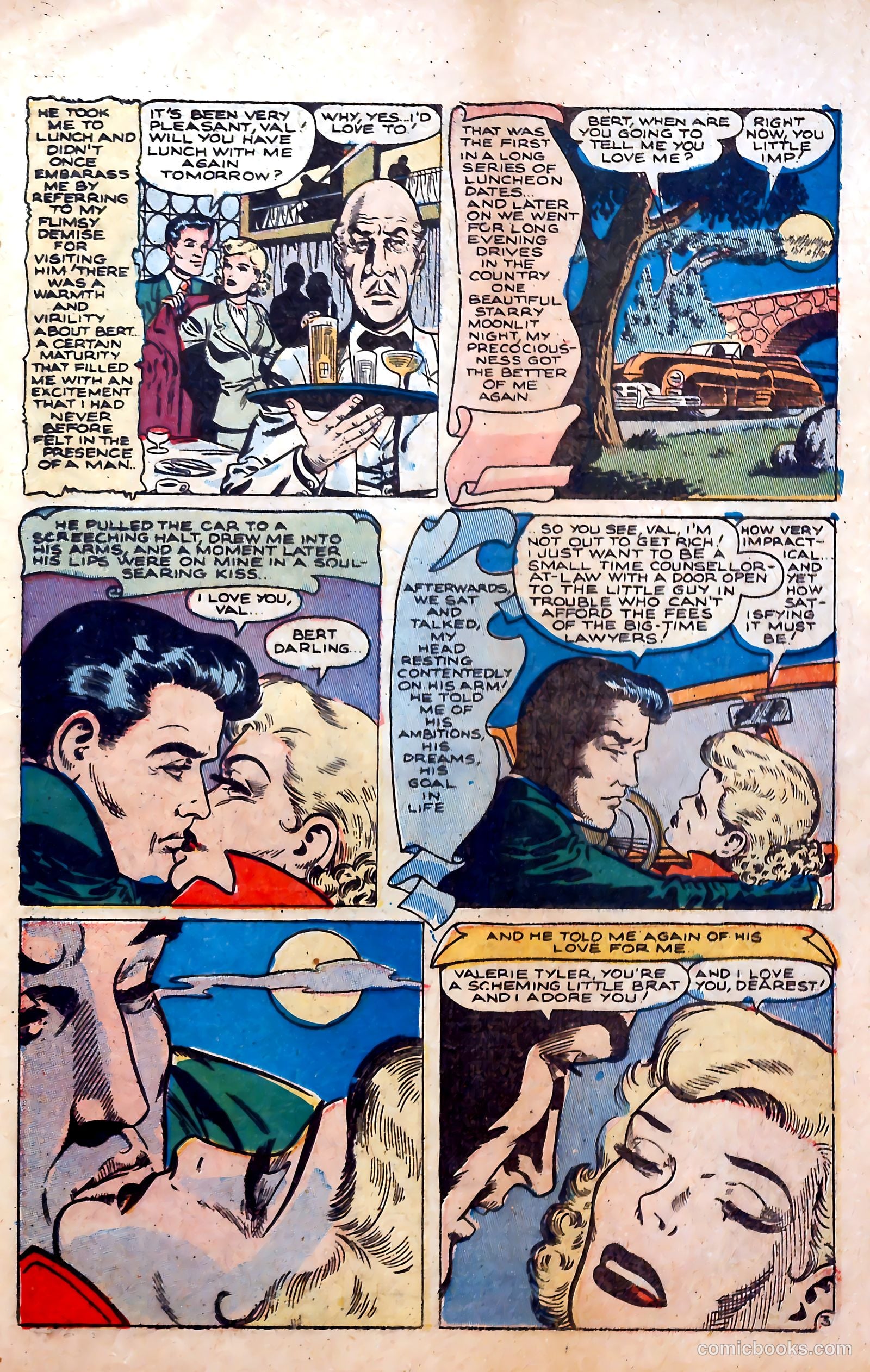 Tender Romance #1 (1953) — page 21 of 36