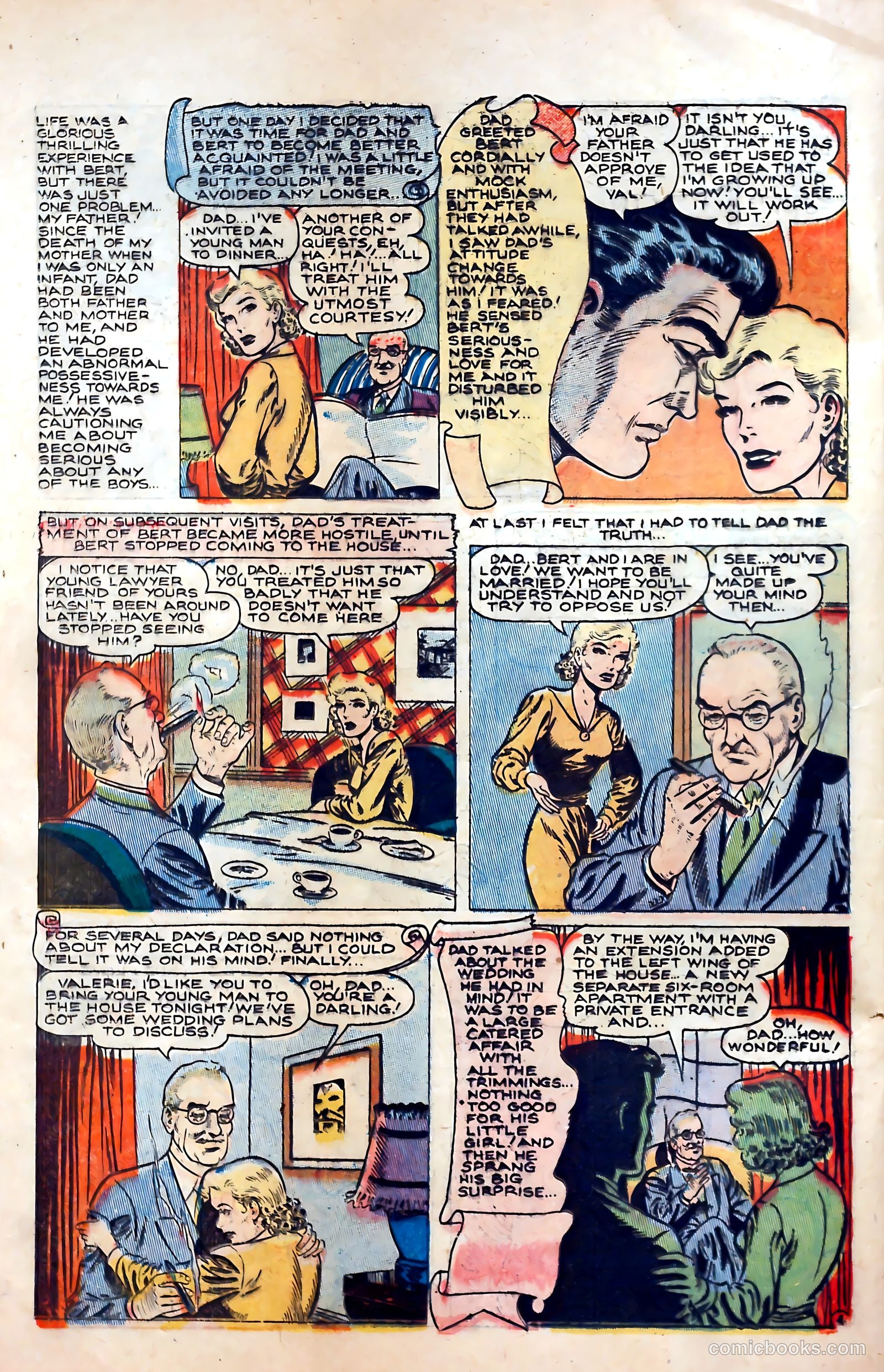 Tender Romance #1 (1953) — page 22 of 36